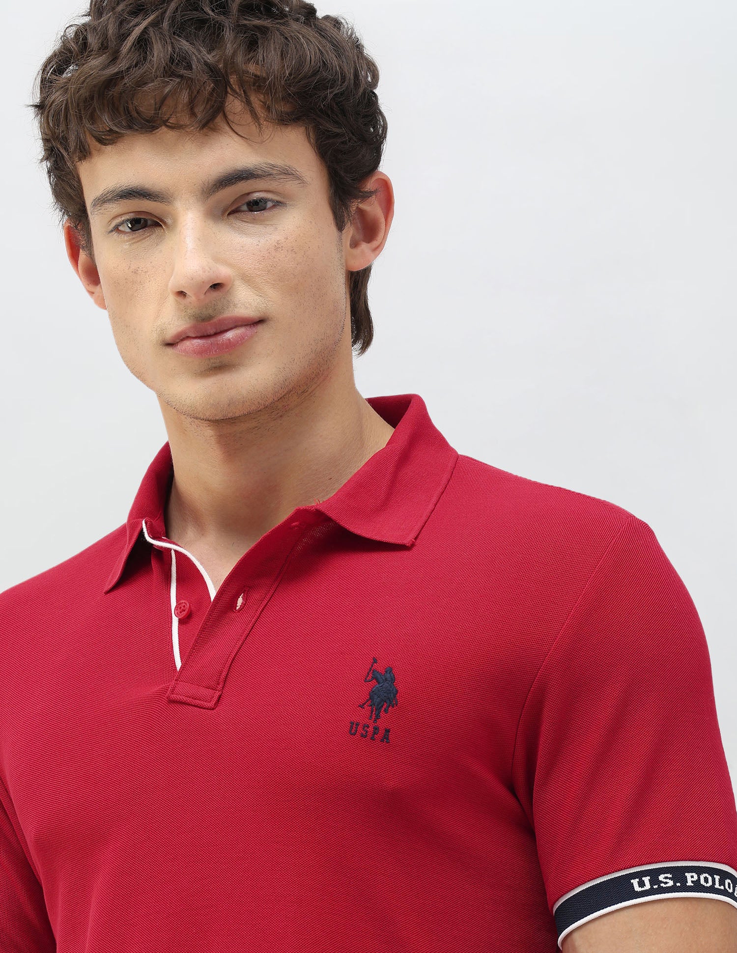 New Port Marina Solid Polo Shirt - Image 7