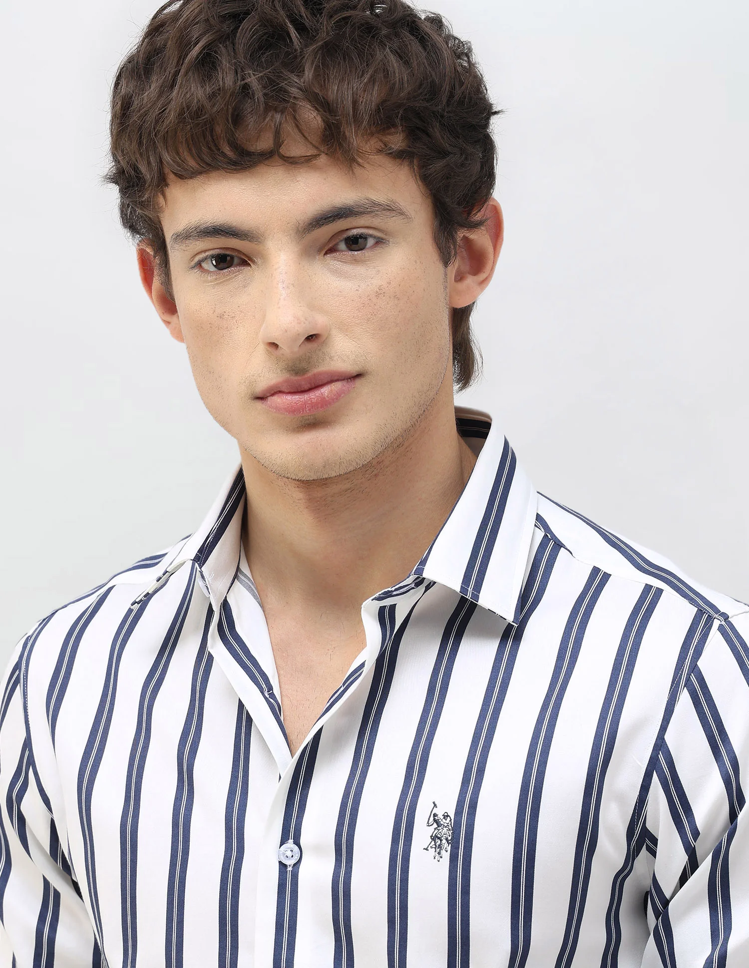 New Port Marina Vertical Striped Shirt - Image 7