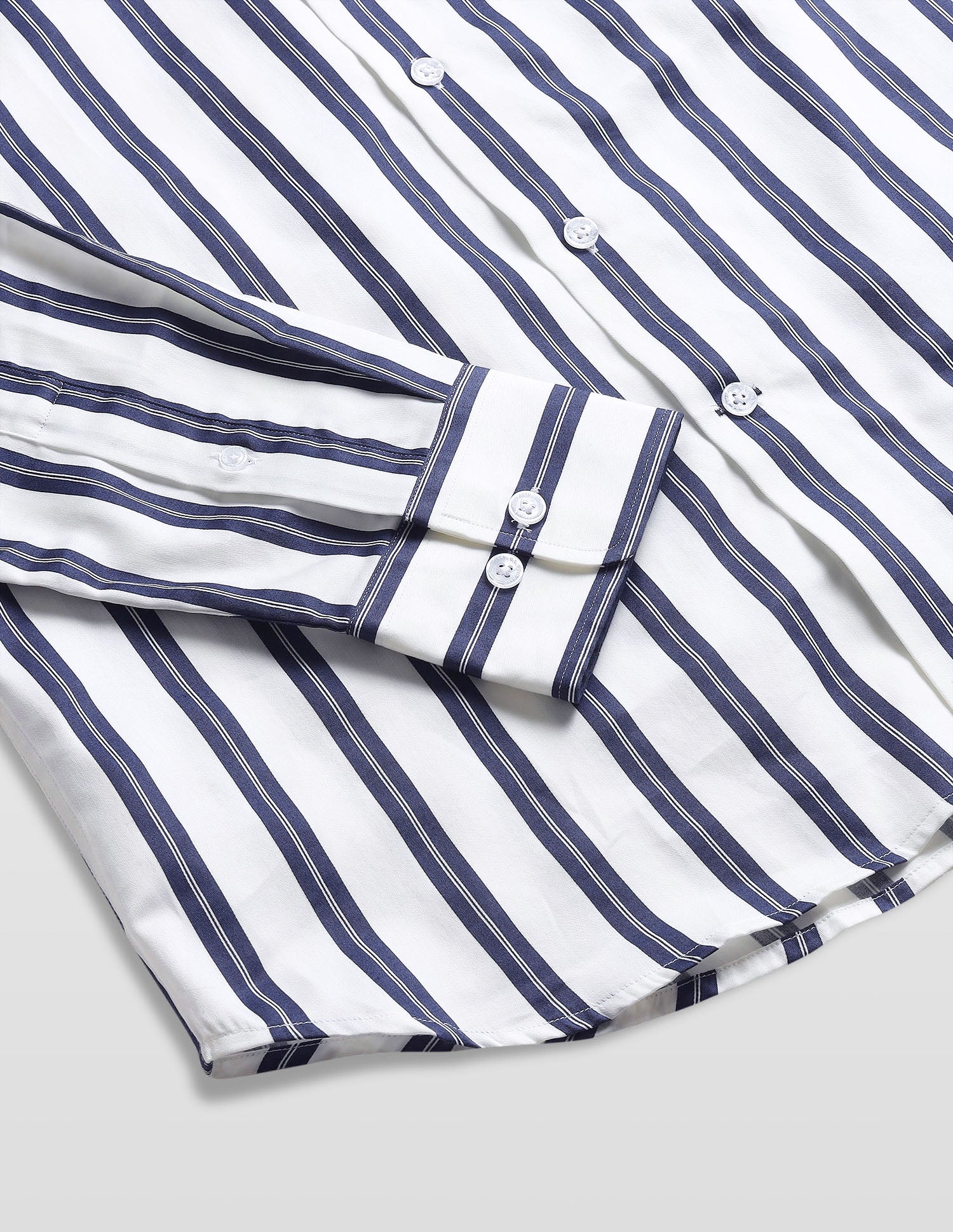 New Port Marina Vertical Striped Shirt - Image 9