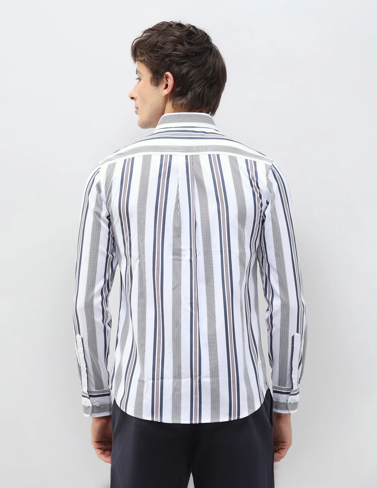 New Port Marina Vertical Striped Shirt - Image 5