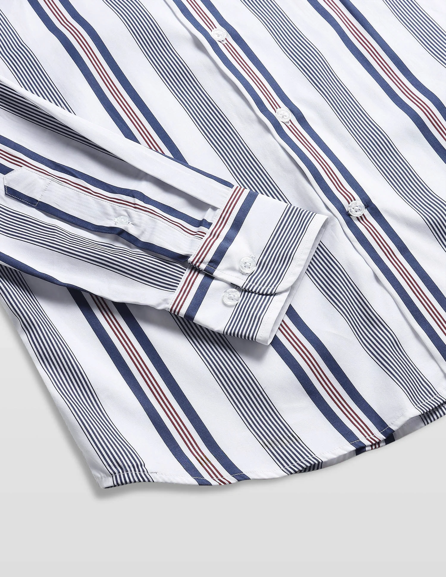 New Port Marina Vertical Striped Shirt - Image 9