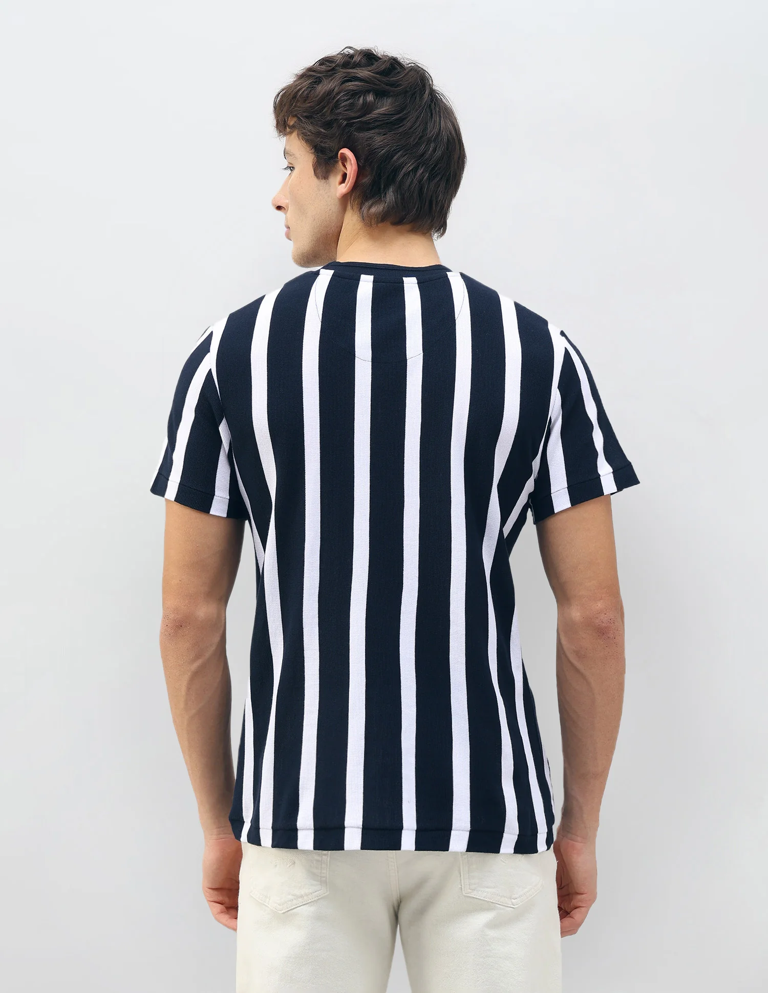 New Port Marina Vertical Striped T-Shirt - Image 5