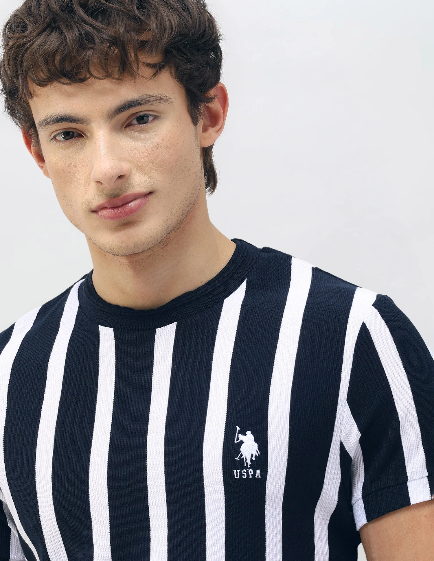 New Port Marina Vertical Striped T-Shirt - Image 7
