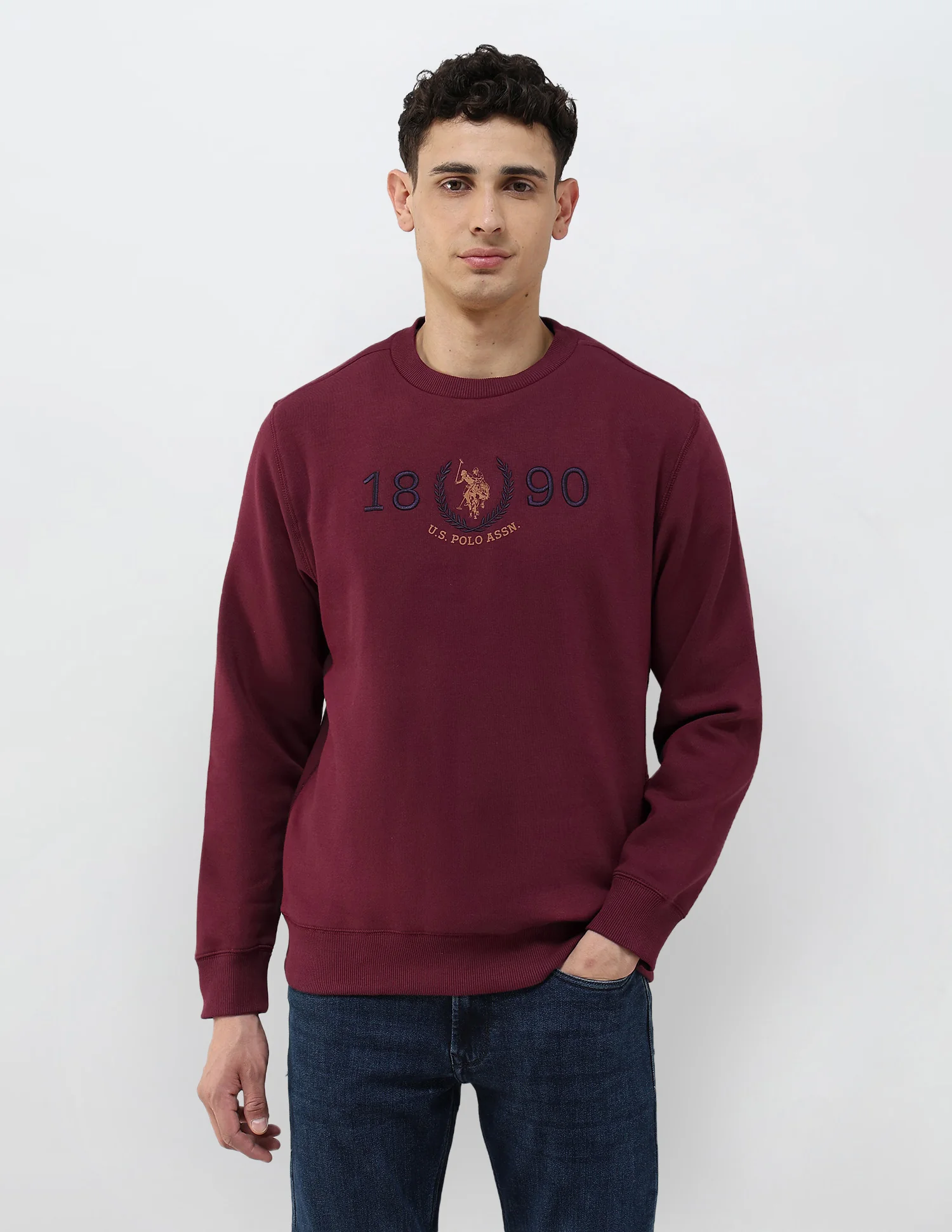 Numeric Brand Embroidered Regular Fit Sweatshirt - Image 6