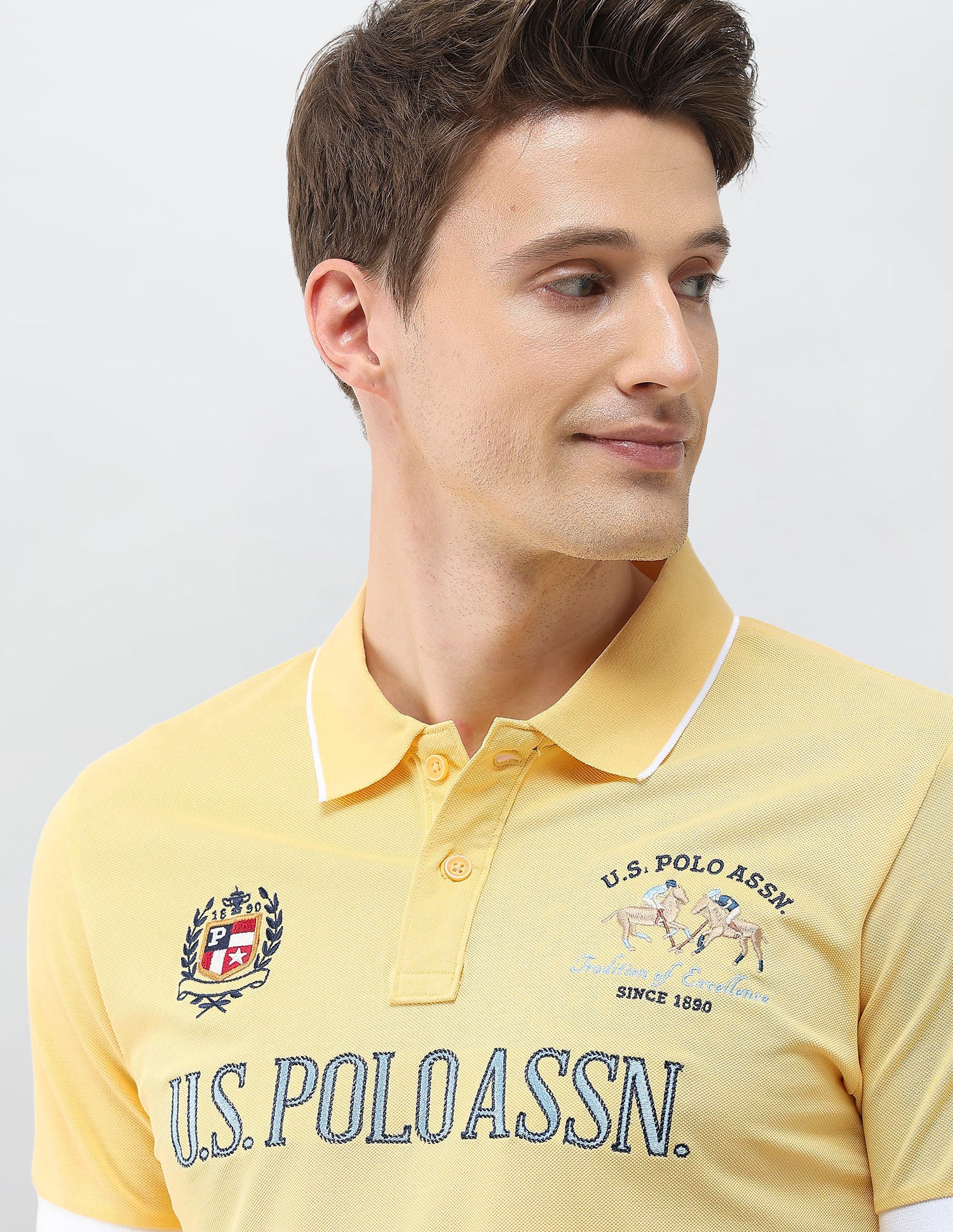 Numeric Brand Embroidered Slim Fit Polo Shirt - Image 7