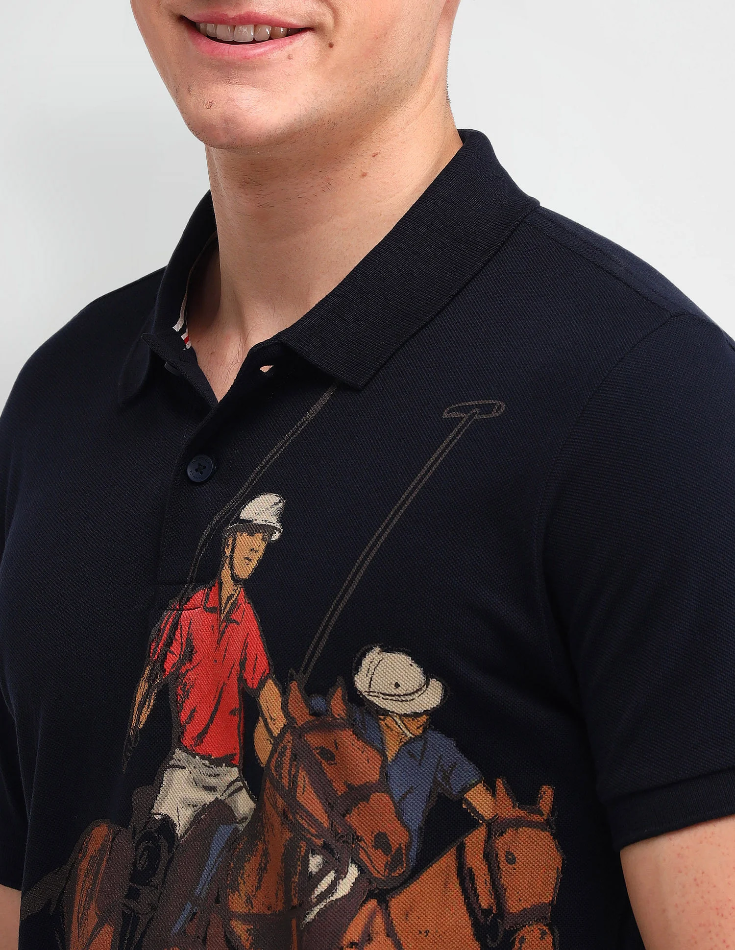Outdoor Muscle Fit Brand Polo Shirt - Image 7