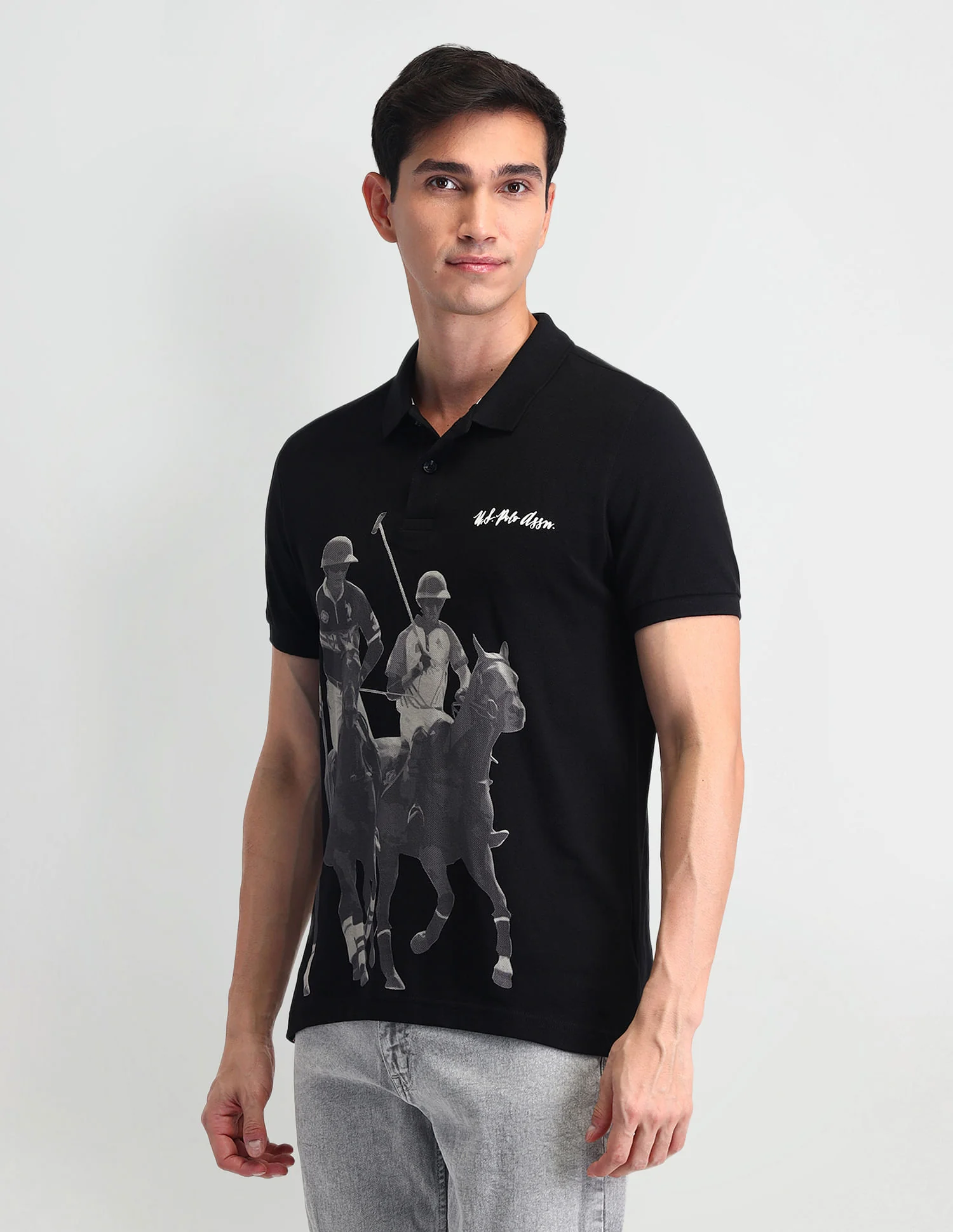 Outdoor Muscle Fit Brand Polo Shirt - Image 4