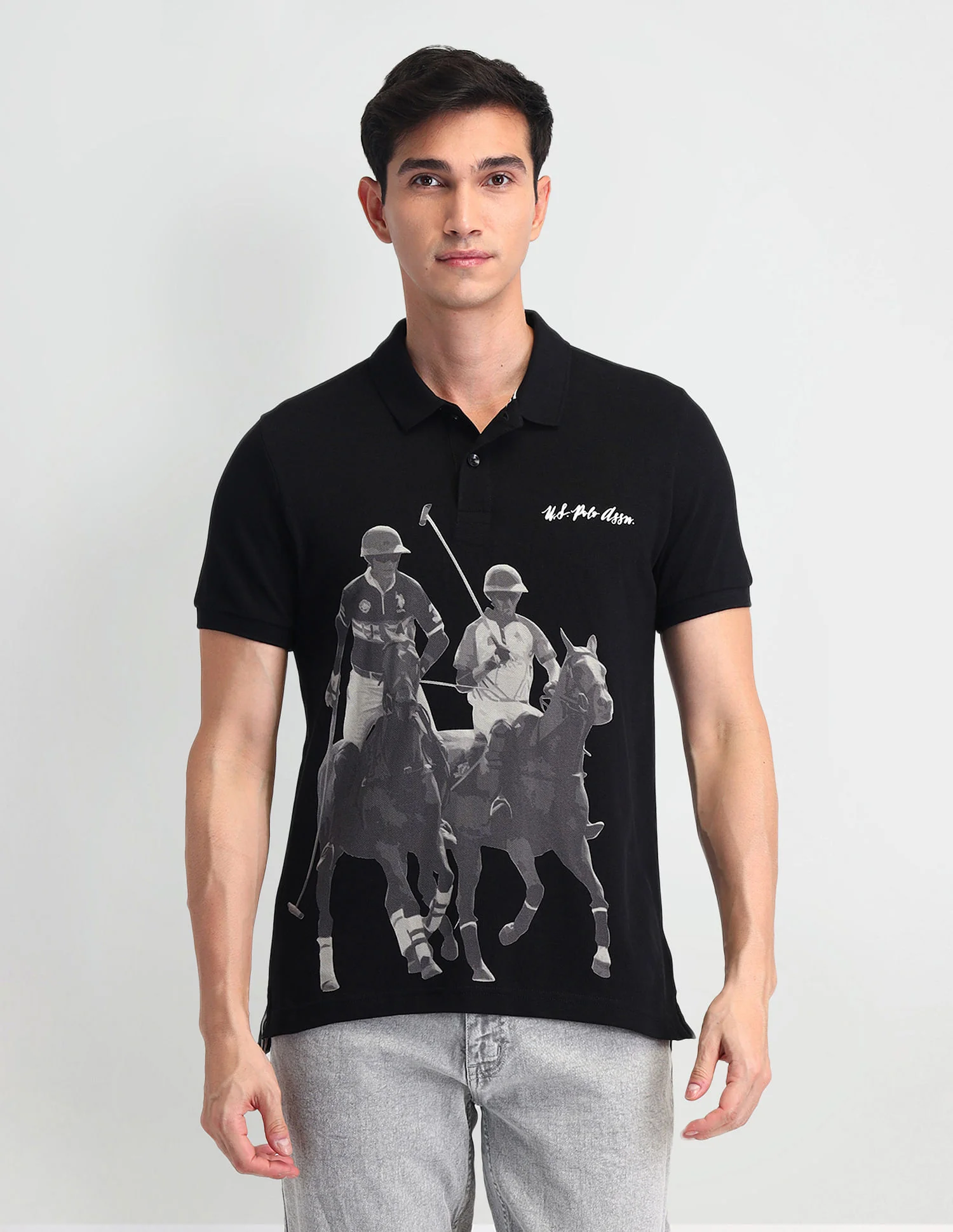 Outdoor Muscle Fit Brand Polo Shirt - Image 6