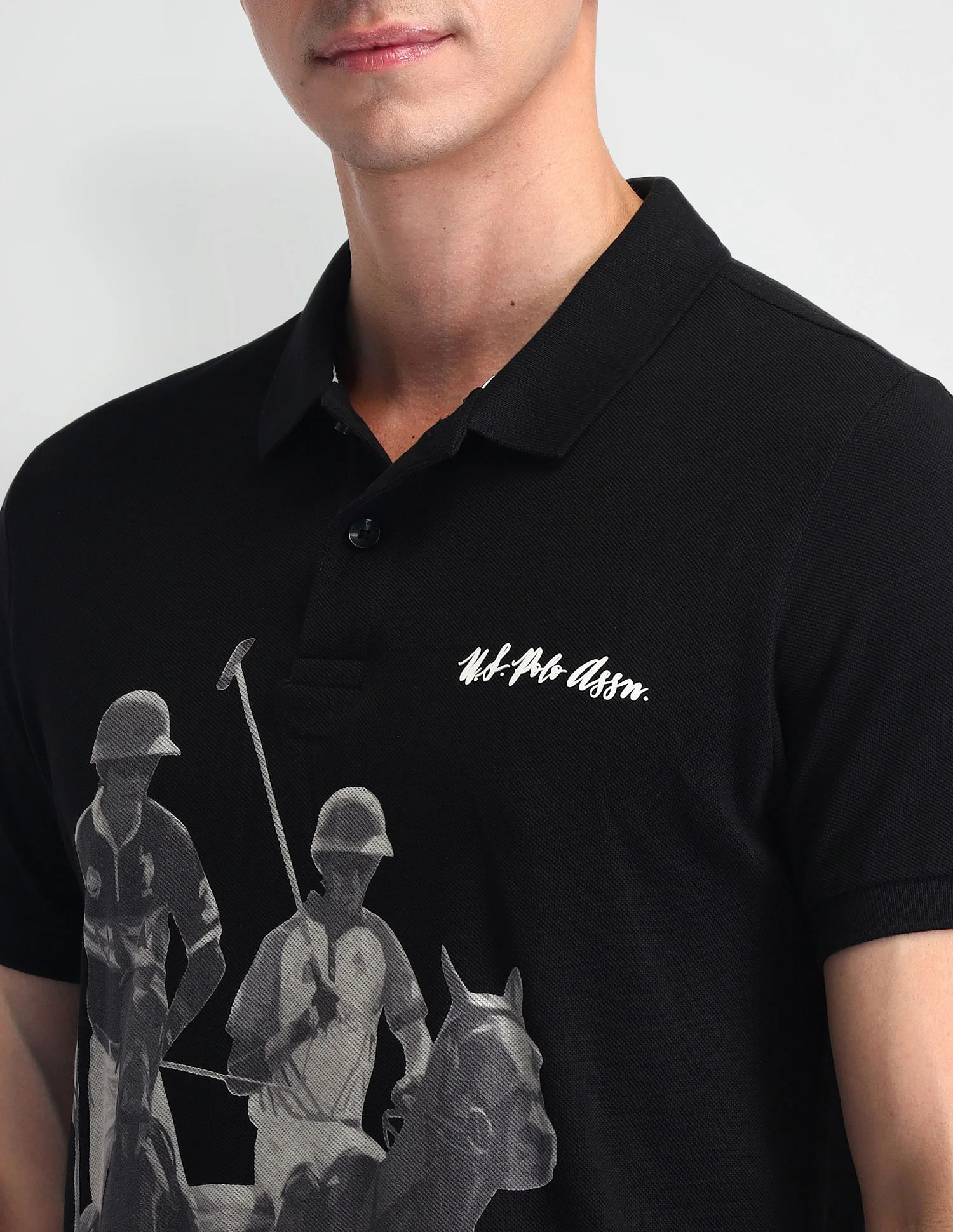 Outdoor Muscle Fit Brand Polo Shirt - Image 7