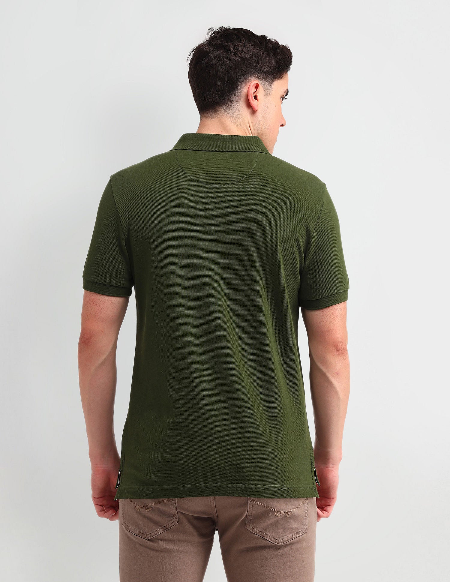 Outdoor Muscle Fit Brand Polo Shirt - Image 5