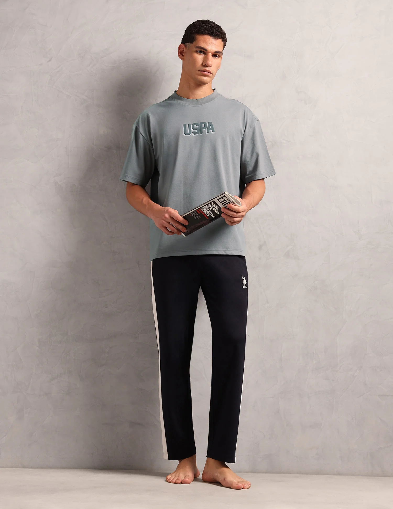 Oversized Fit Breathable OEE11 Lounge T-Shirt - Pack Of 1 - Image 3