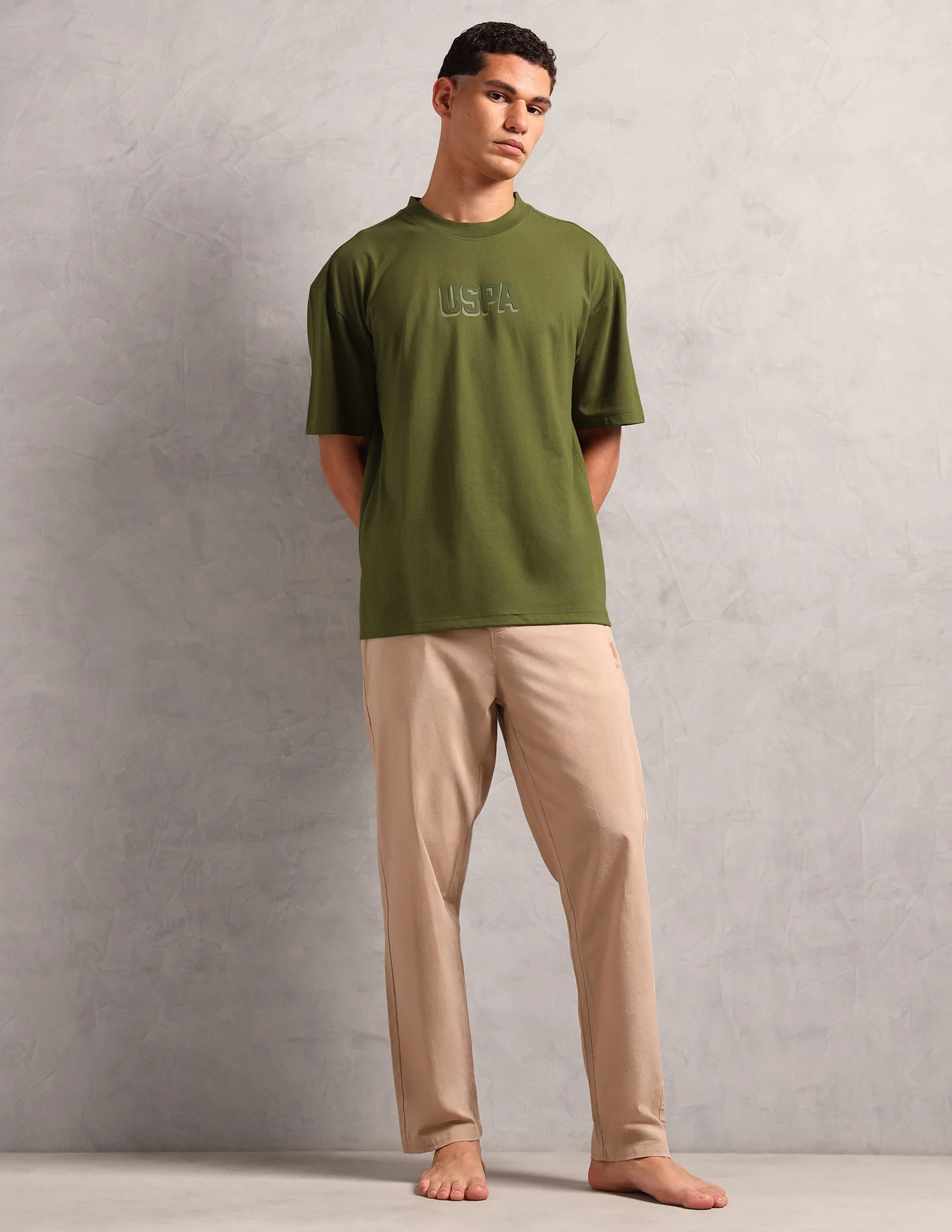 Oversized Fit Breathable OEE11 Lounge T-Shirt - Pack Of 1 - Image 3