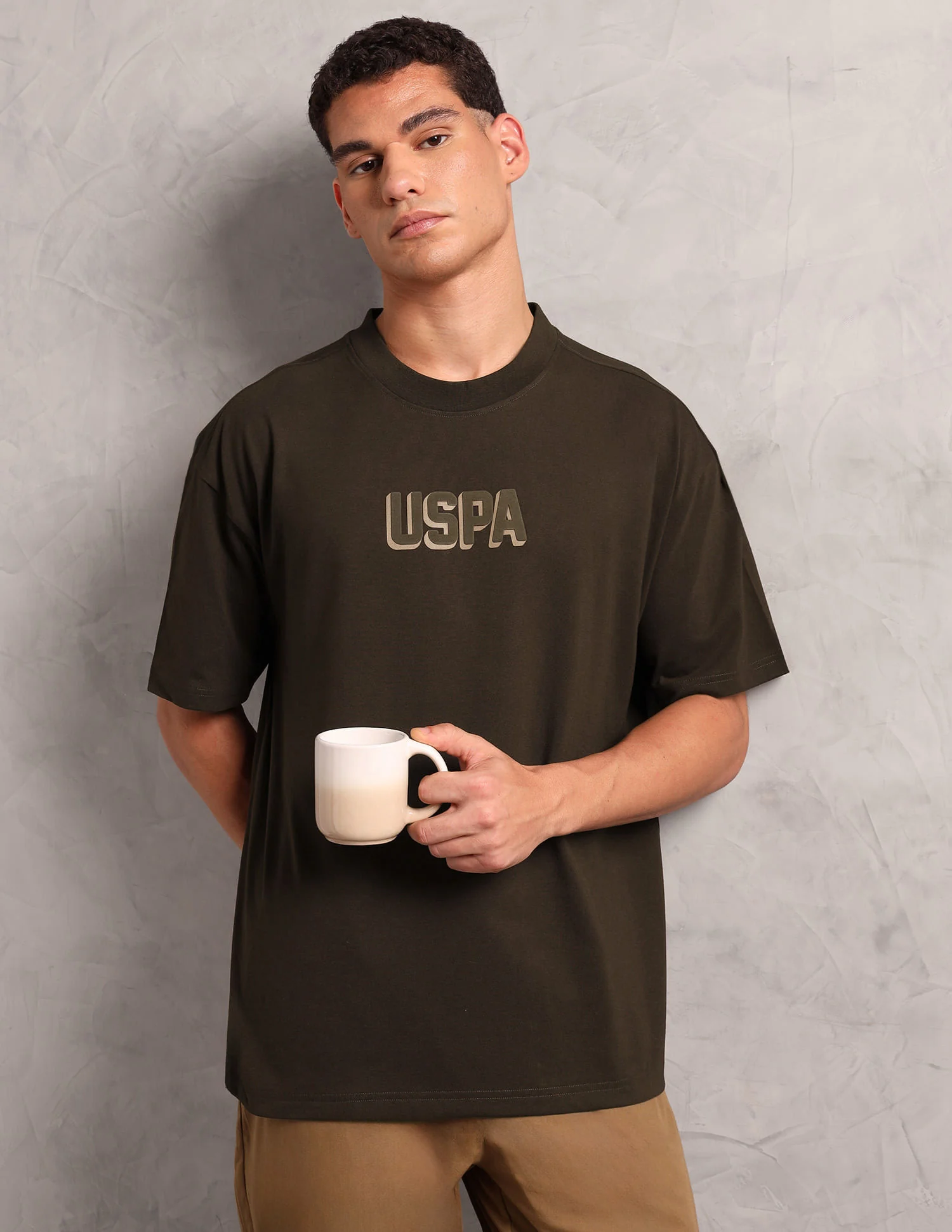Oversized Fit Breathable OEE11 Lounge T-Shirt - Pack Of 1