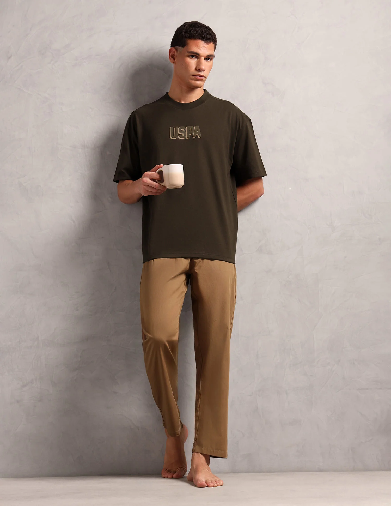 Oversized Fit Breathable OEE11 Lounge T-Shirt - Pack Of 1 - Image 3