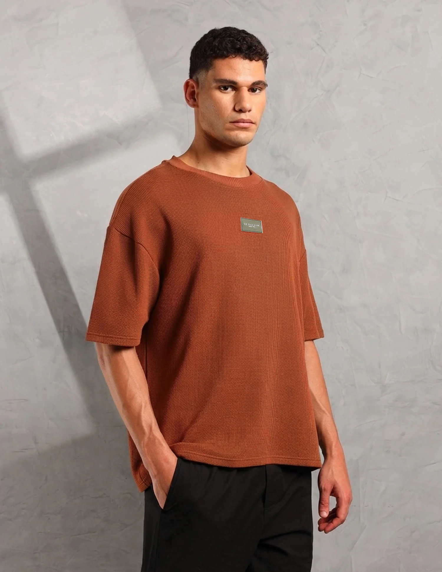 Oversized Fit Cotton PE001 Lounge T-Shirt - Pack Of 1 - Image 4