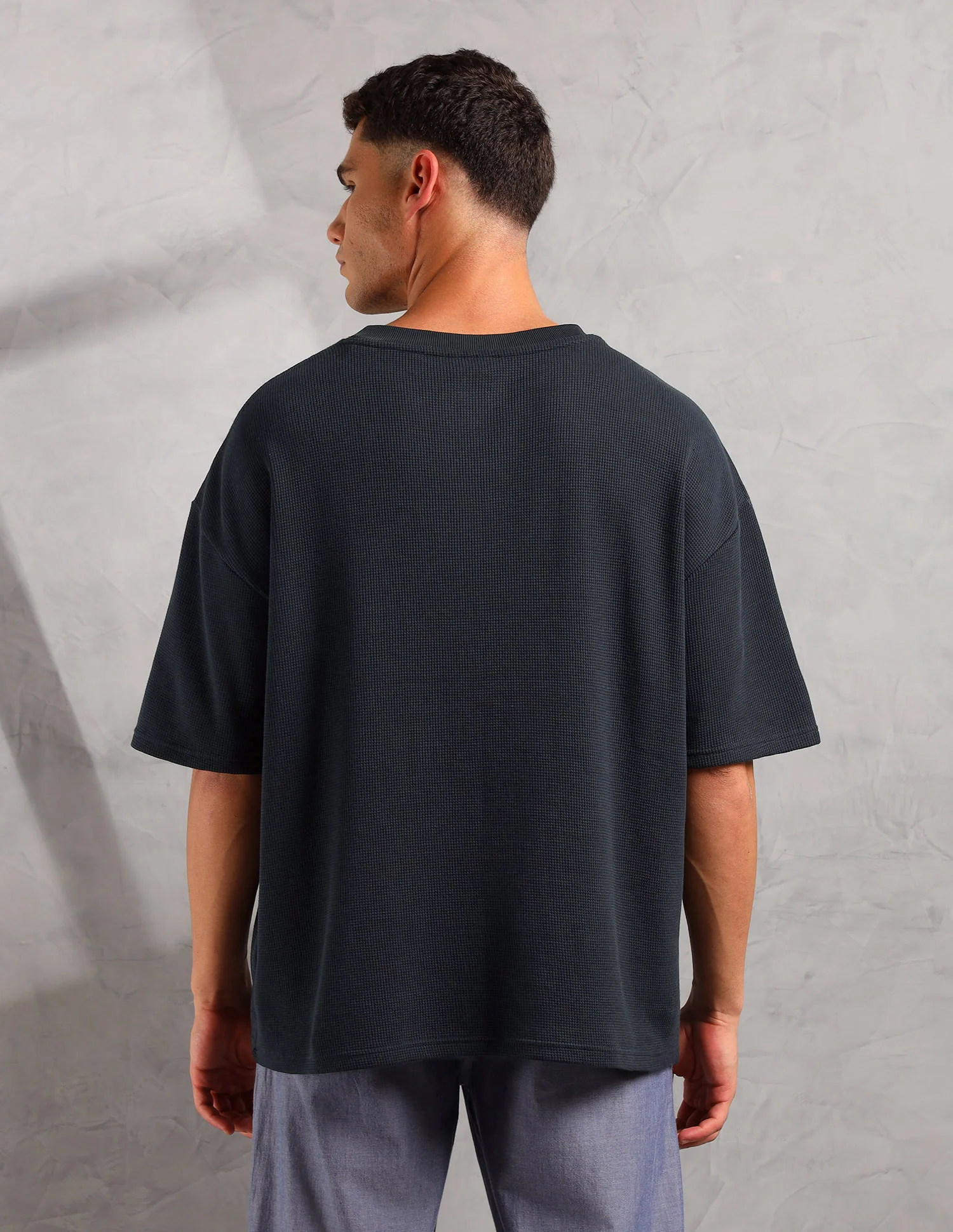 Oversized Fit Cotton PE001 Lounge T-Shirt - Pack Of 1 - Image 5