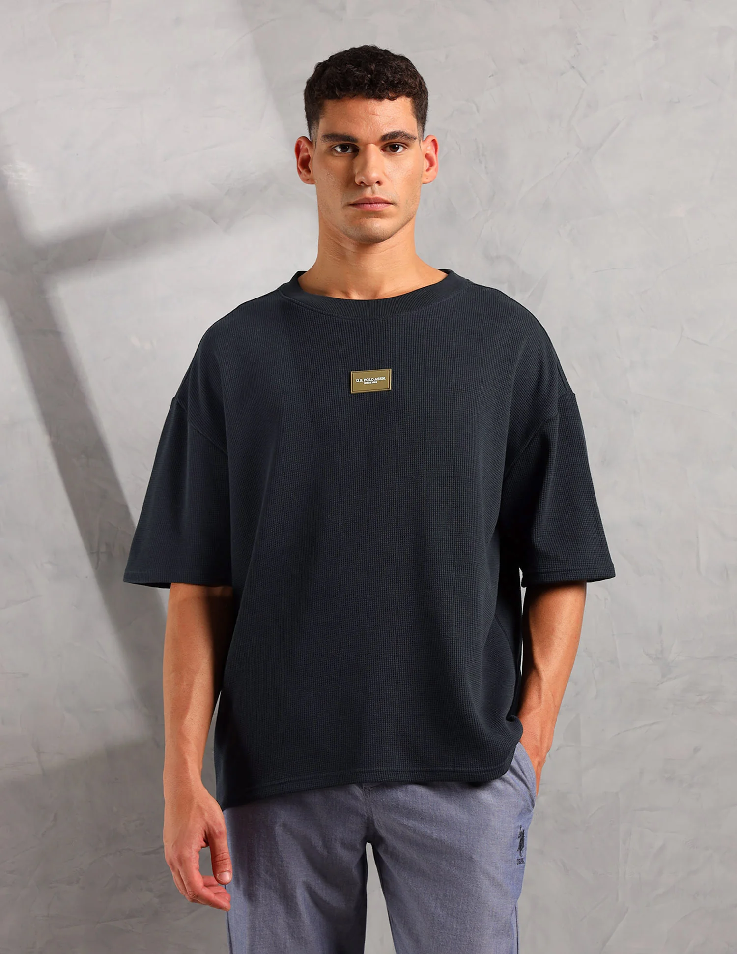 Oversized Fit Cotton PE001 Lounge T-Shirt - Pack Of 1 - Image 6
