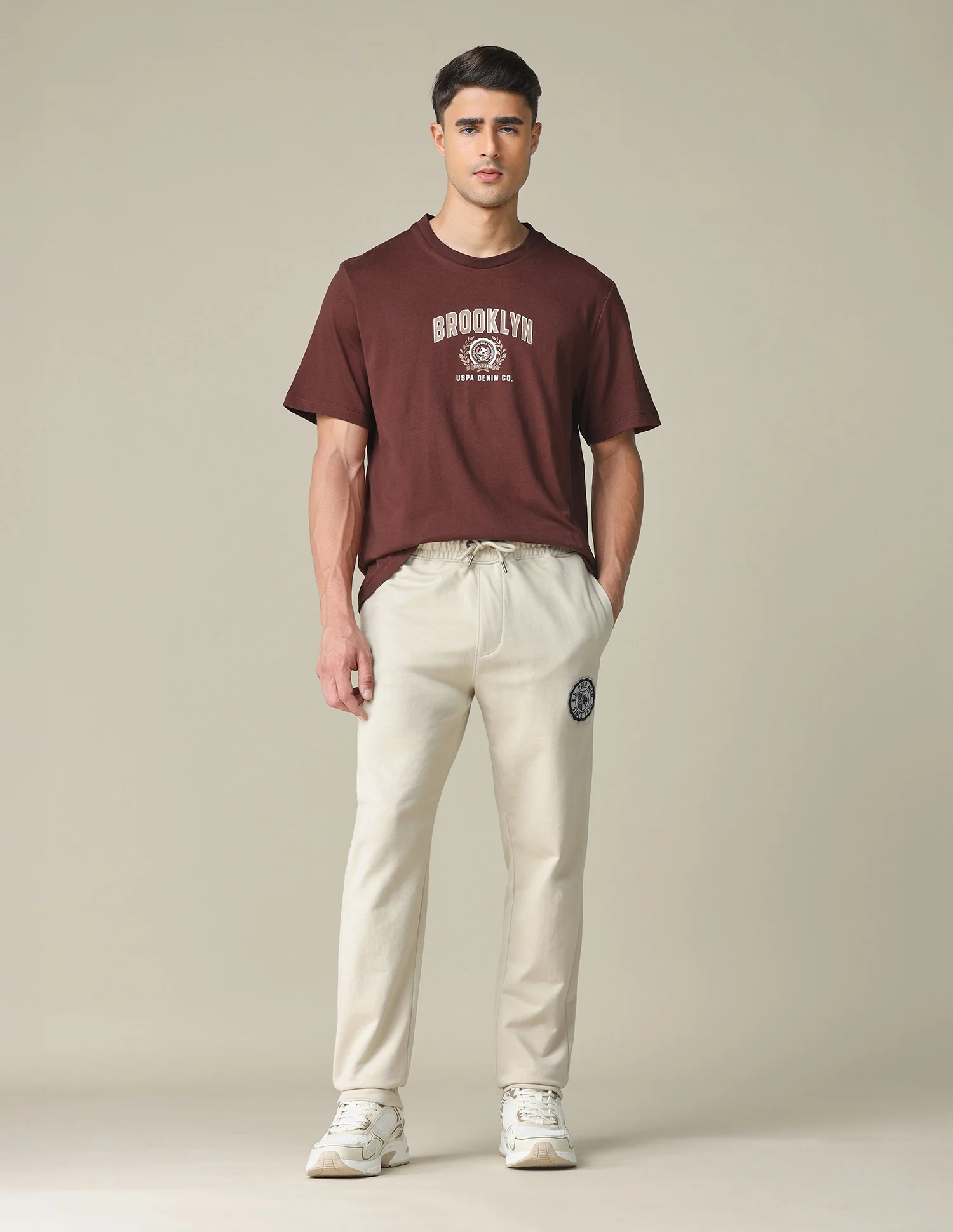 Oversized Fit Typographic Printed T- Shirt - Image 3
