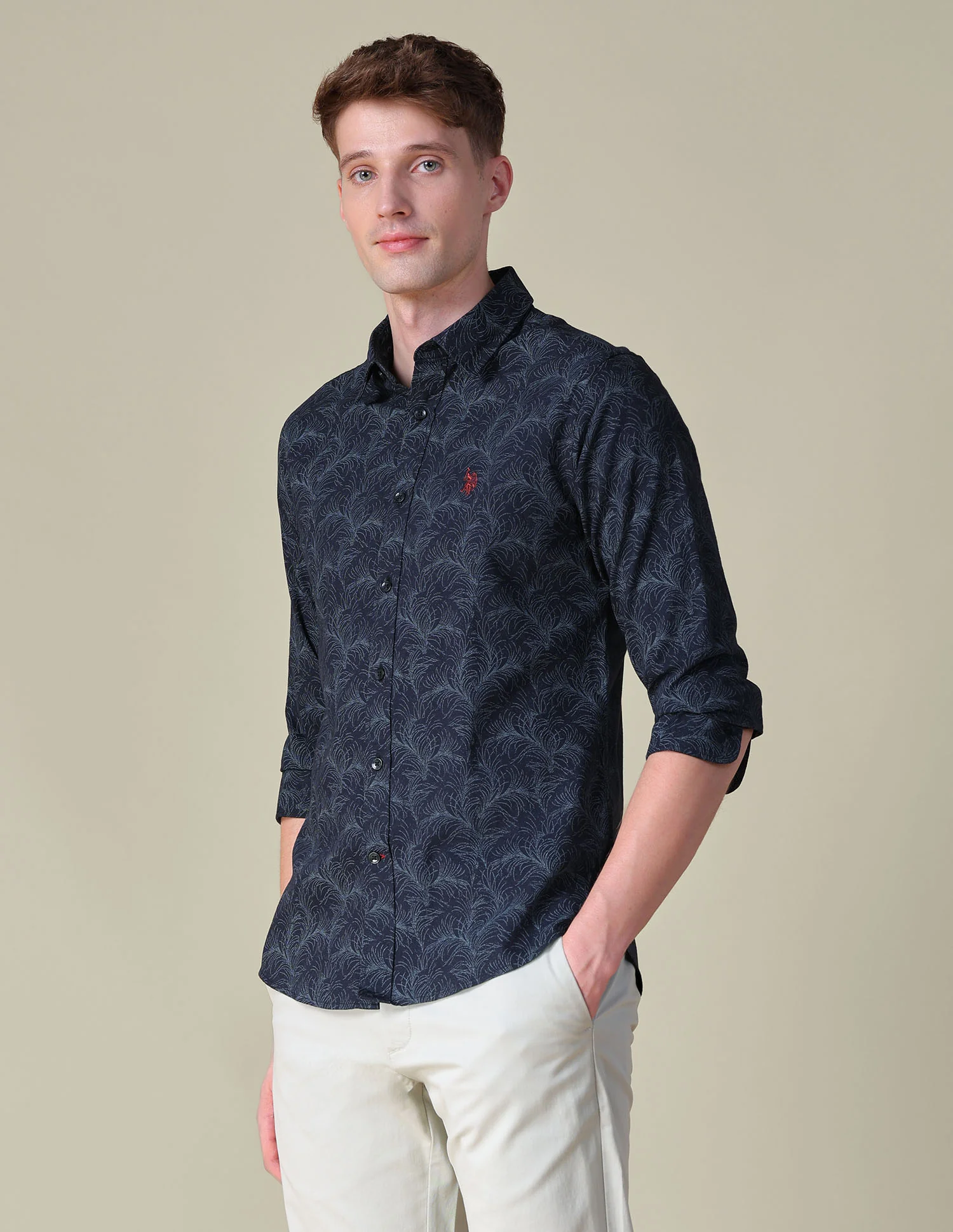 Oxford All Over Printed Shirt - Image 4