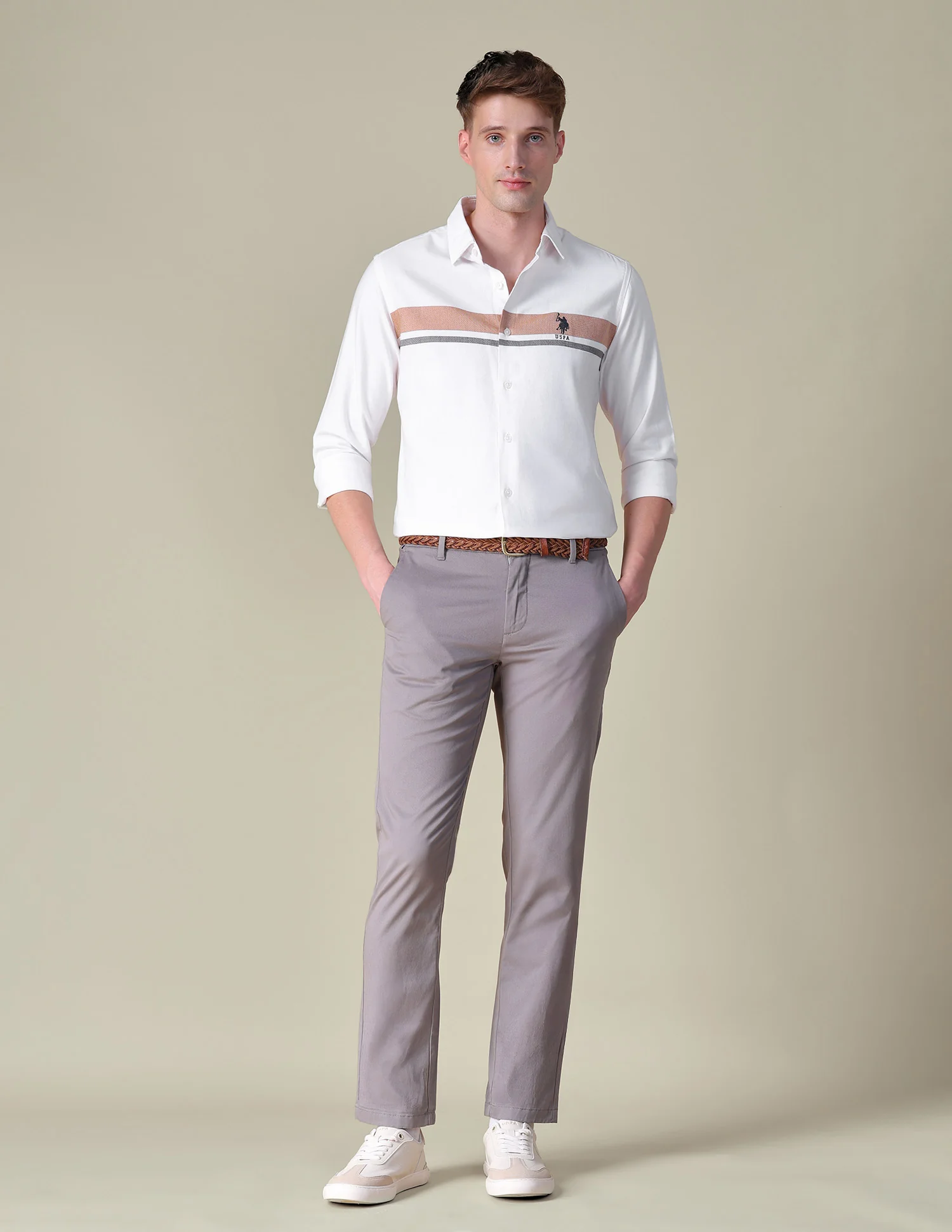 Oxford Horizontal Striped Shirt - Image 3