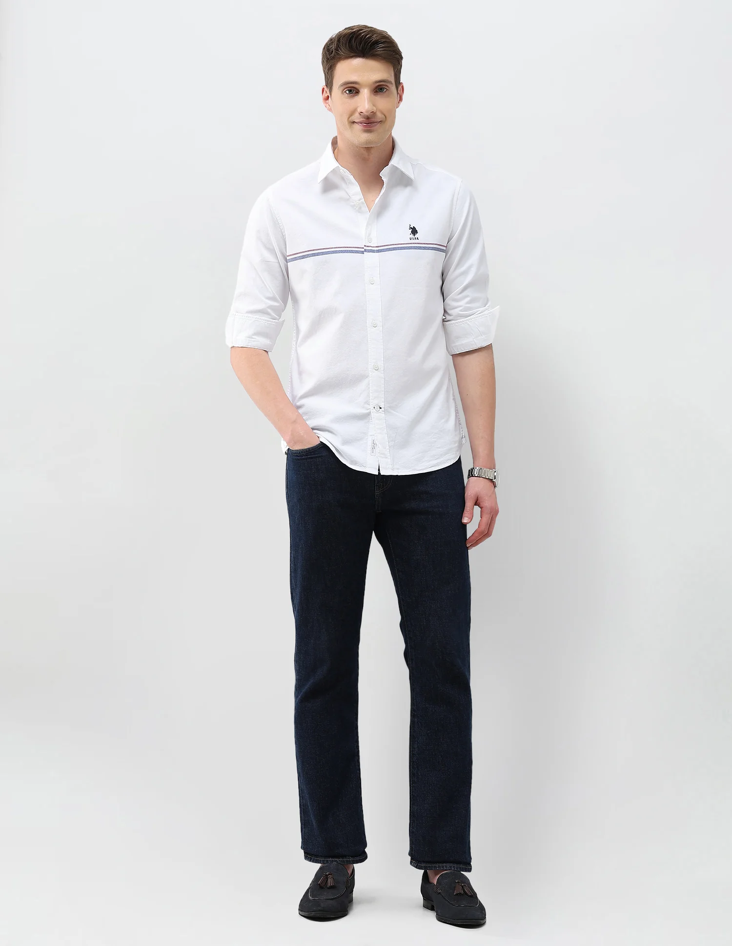 Oxford Regular Fit Solid Shirt - Image 3