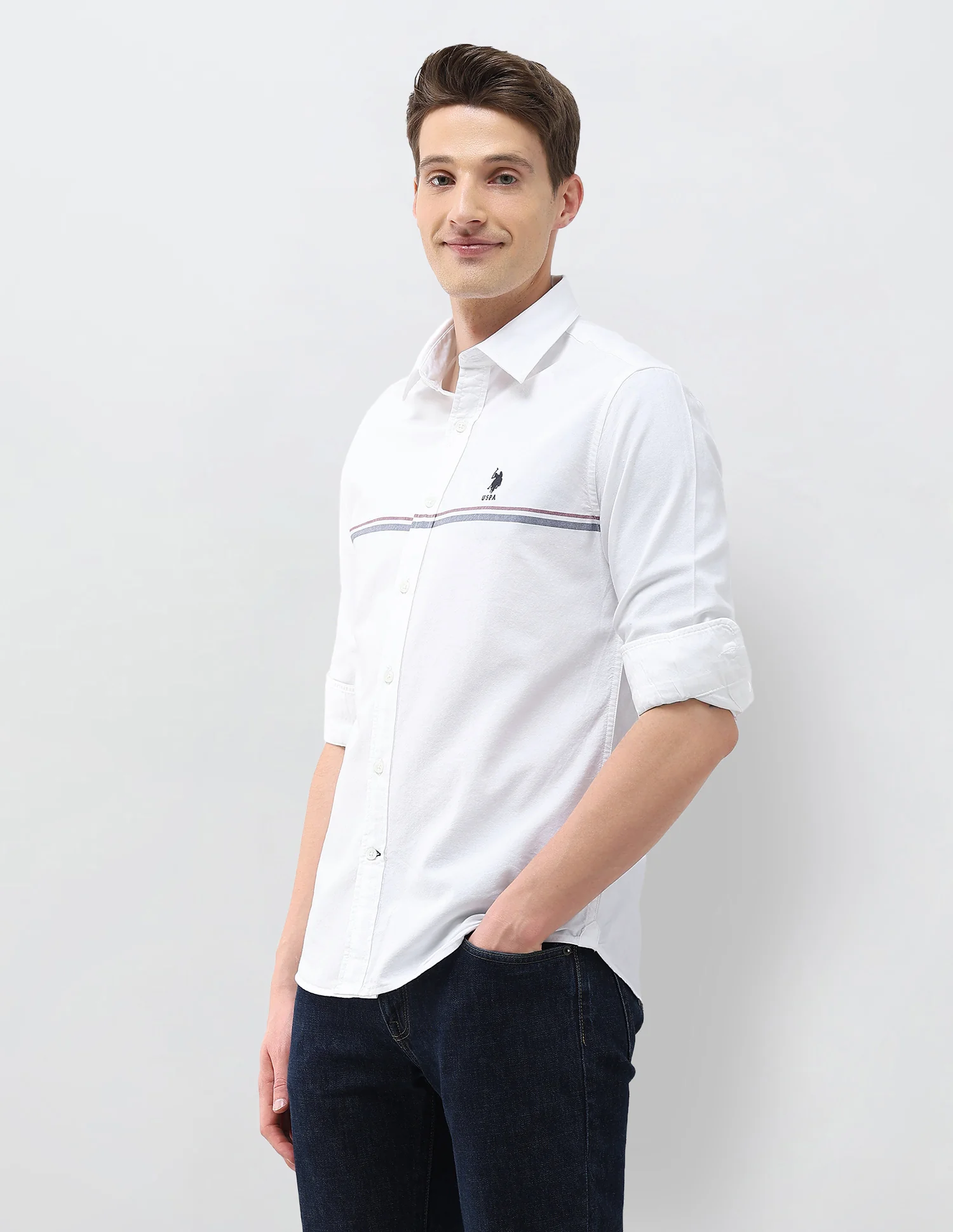 Oxford Regular Fit Solid Shirt - Image 4