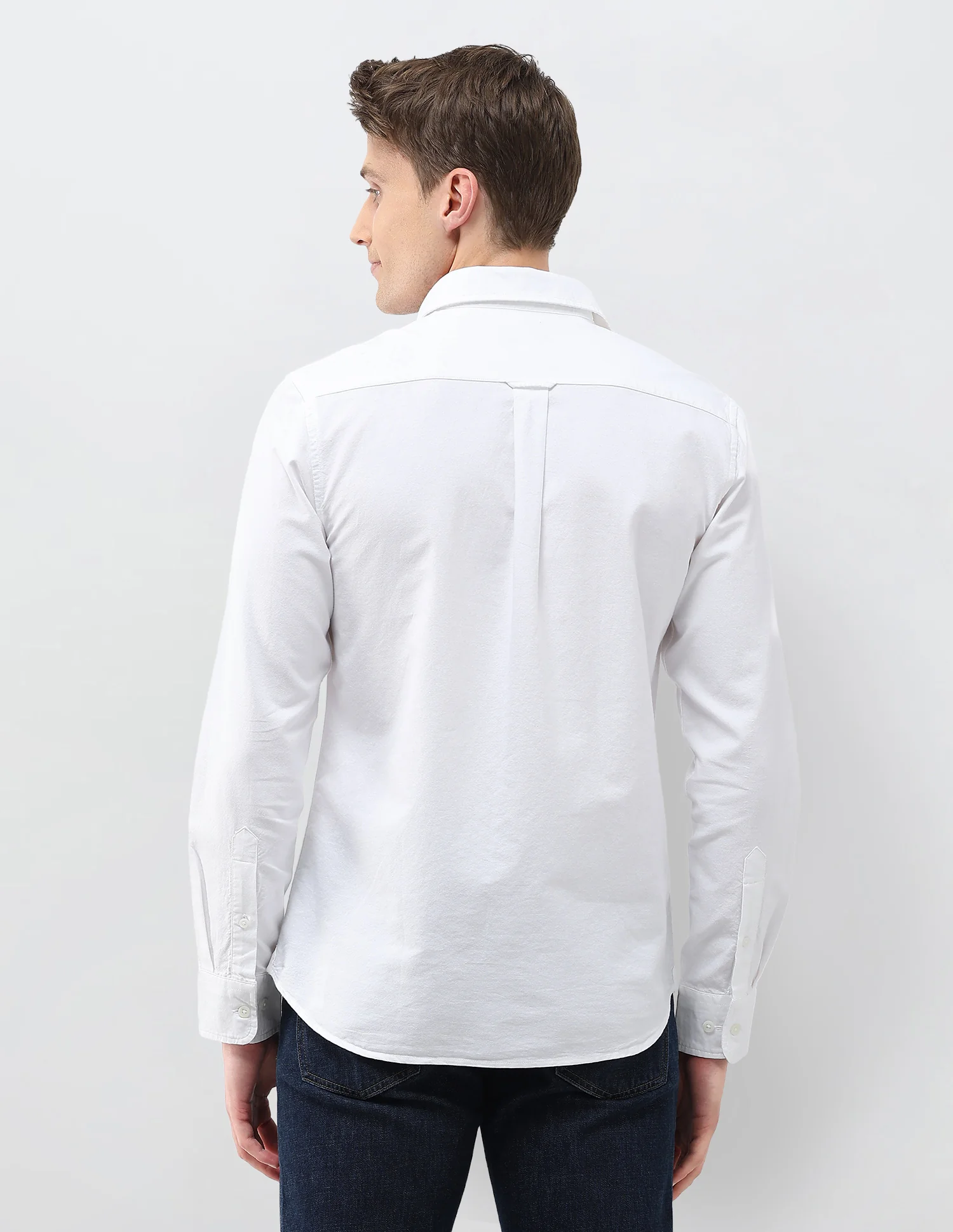 Oxford Regular Fit Solid Shirt - Image 5