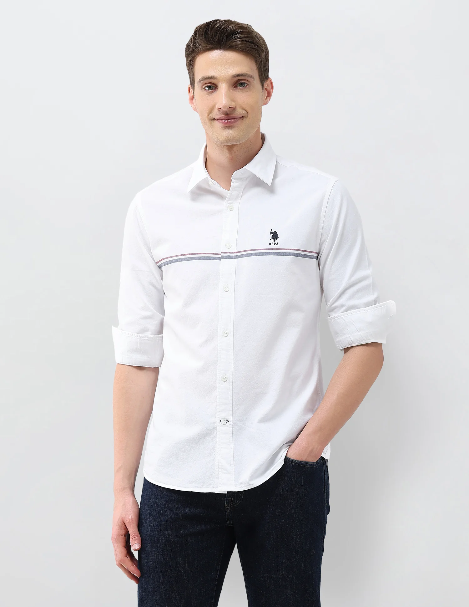 Oxford Regular Fit Solid Shirt - Image 6