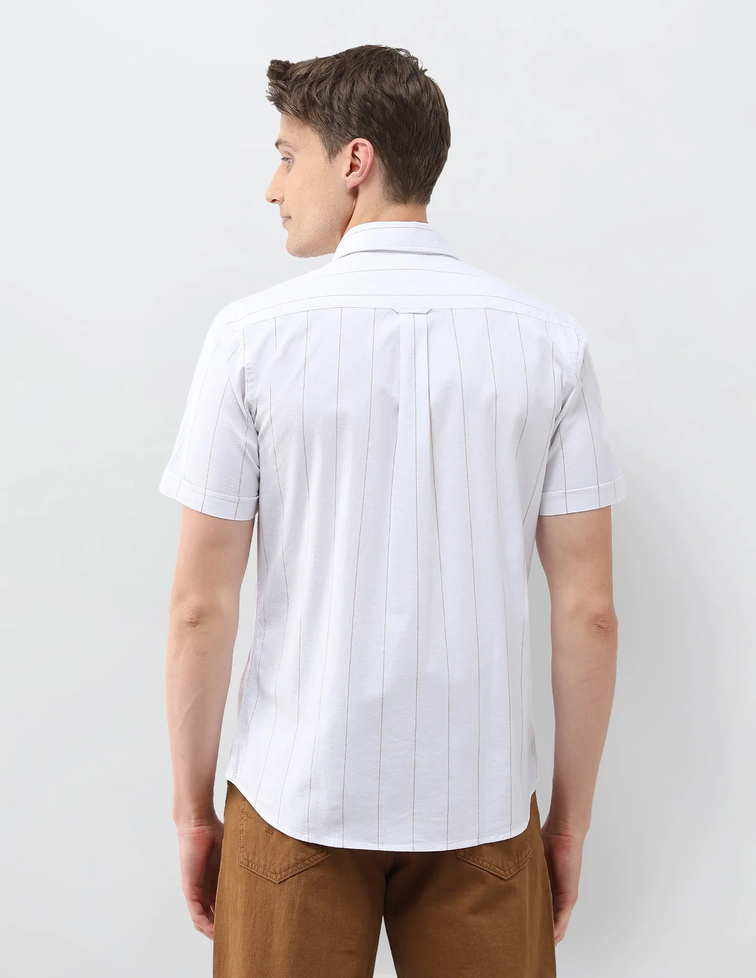 Oxford Regular Fit Vertical Striped Shirt - Image 5