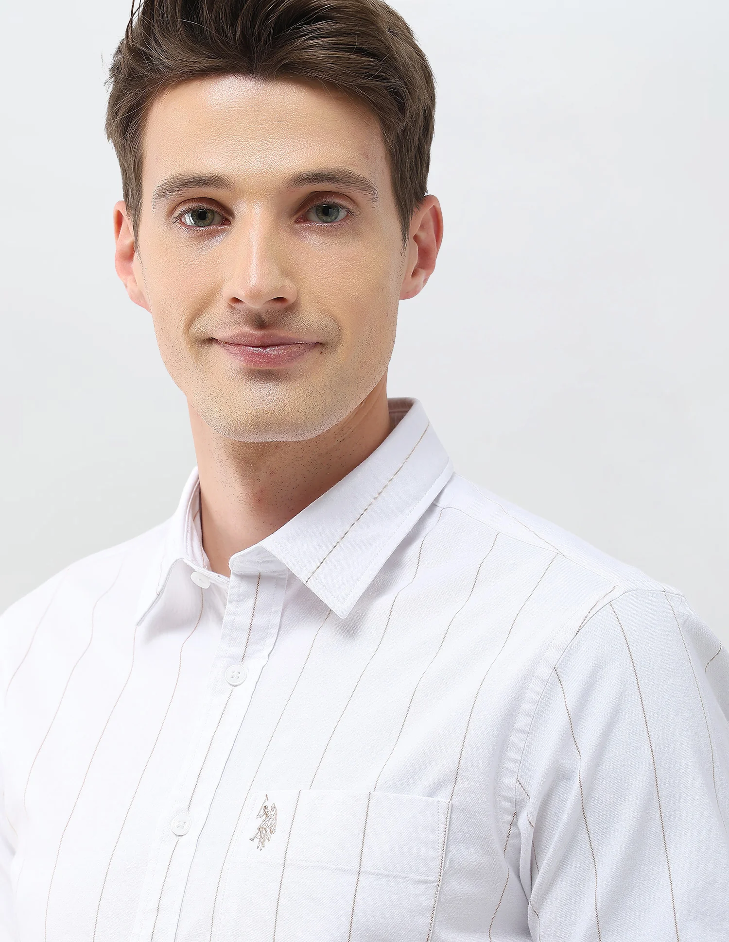 Oxford Regular Fit Vertical Striped Shirt - Image 7
