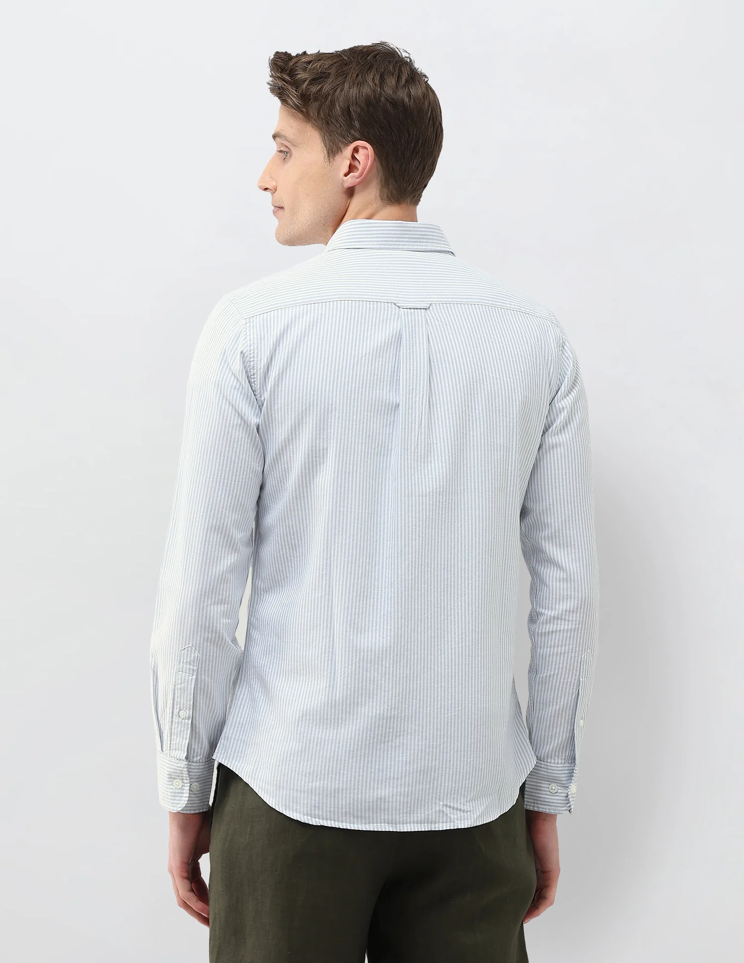Oxford Regular Fit Vertical Striped Shirt - Image 5
