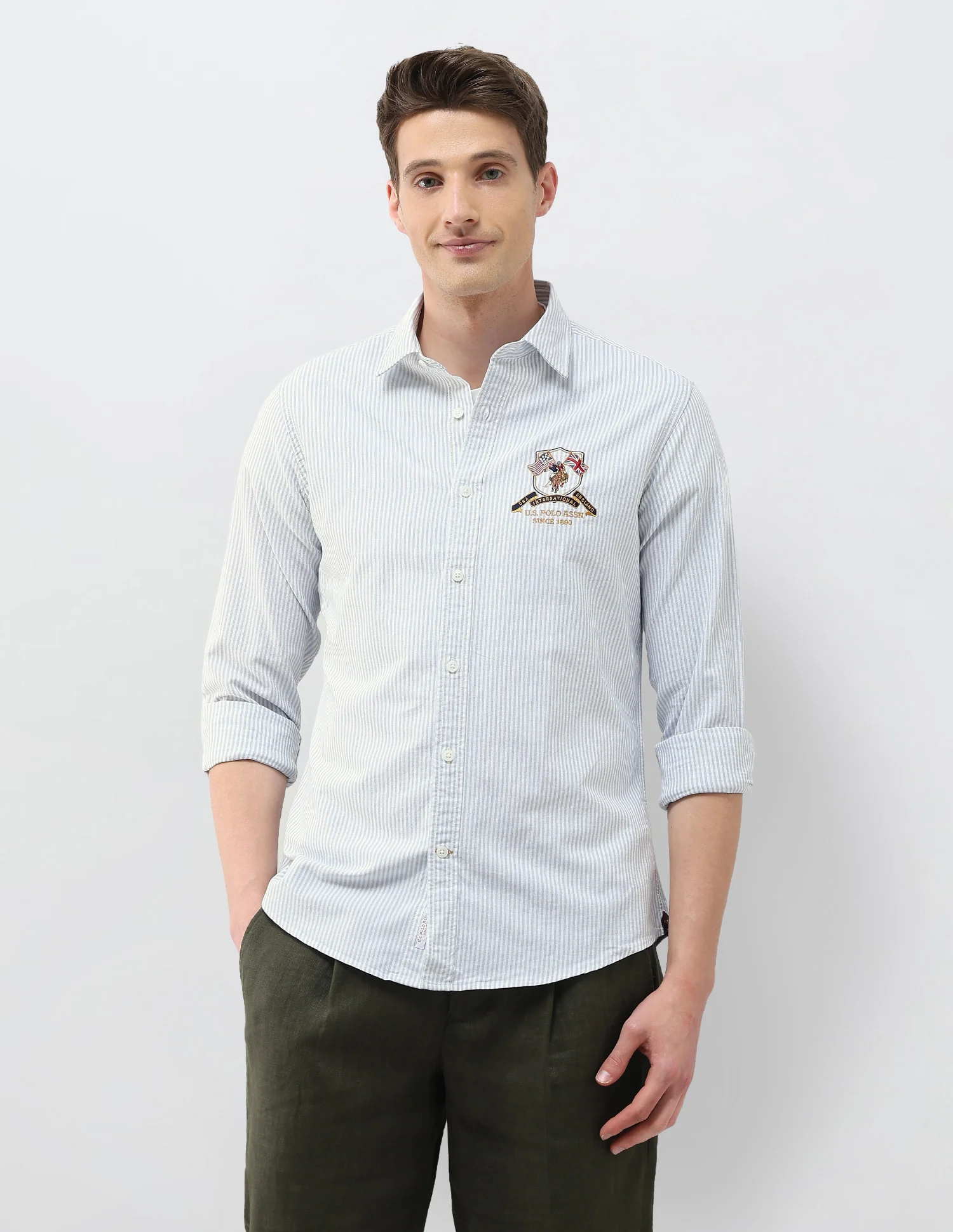 Oxford Regular Fit Vertical Striped Shirt - Image 6