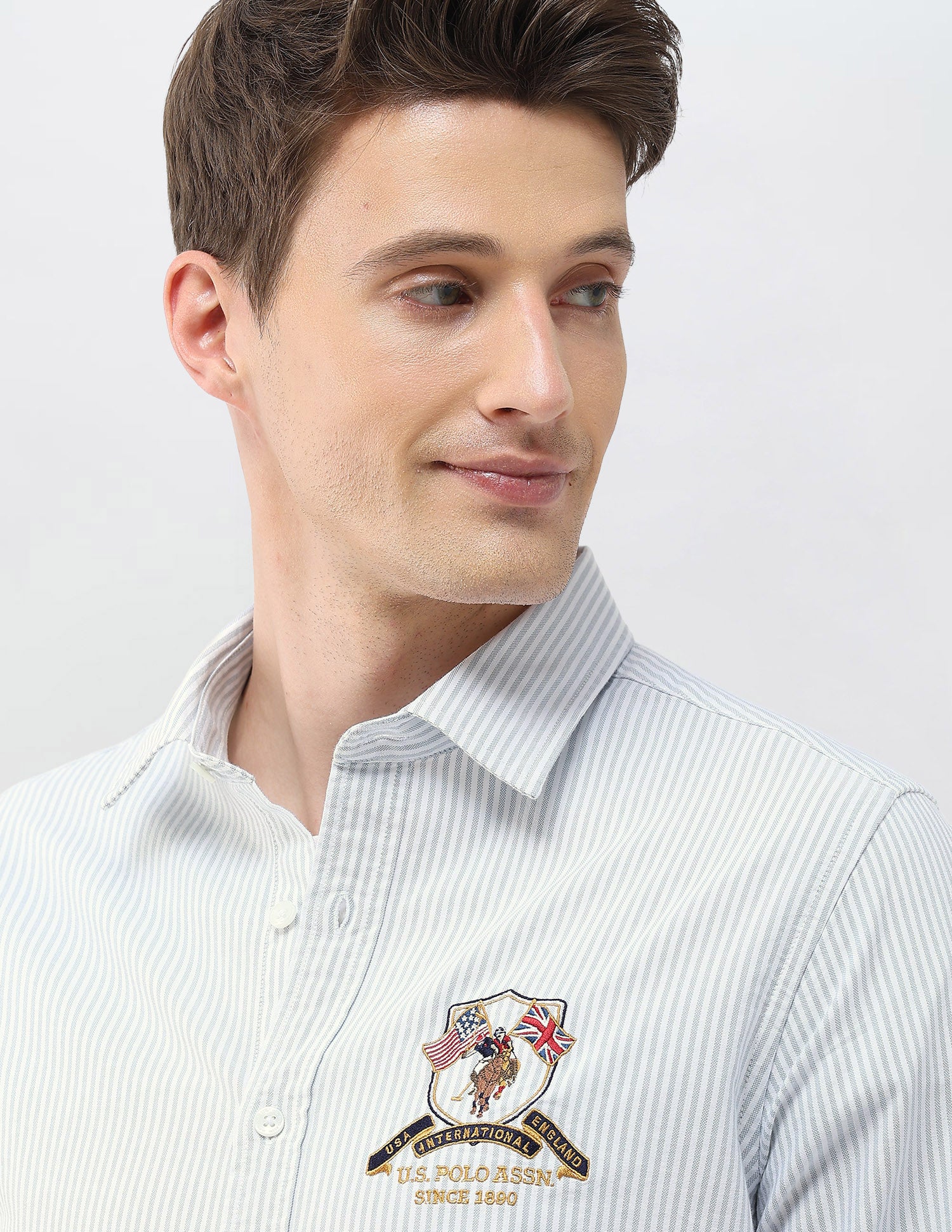 Oxford Regular Fit Vertical Striped Shirt - Image 7