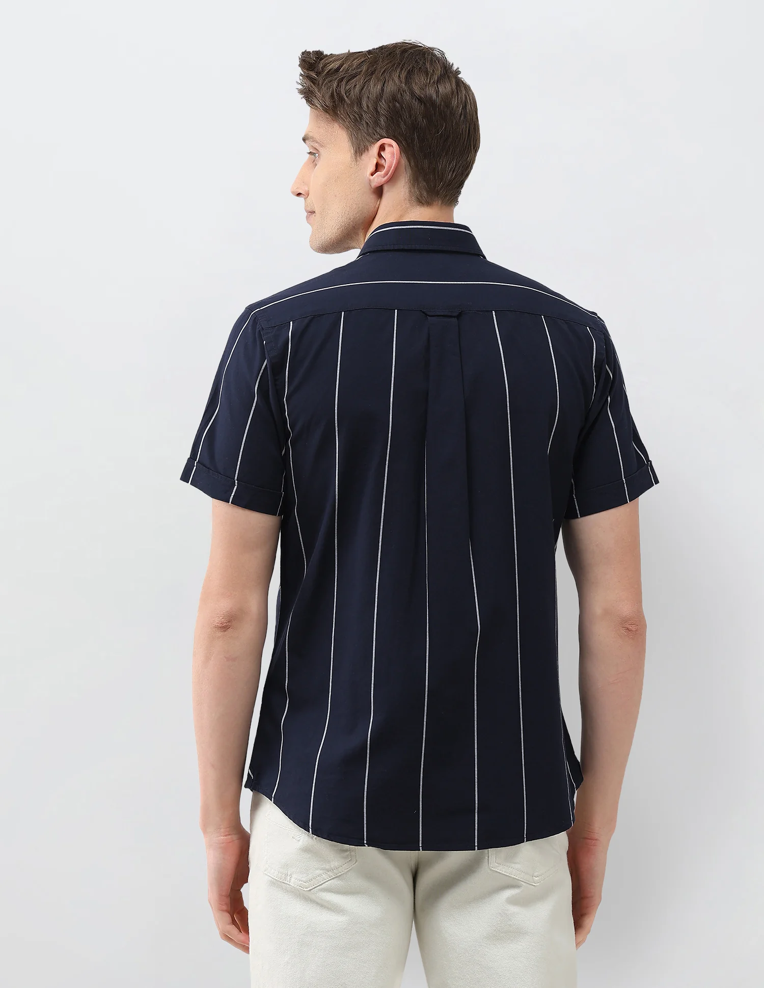Oxford Regular Fit Vertical Striped Shirt - Image 5