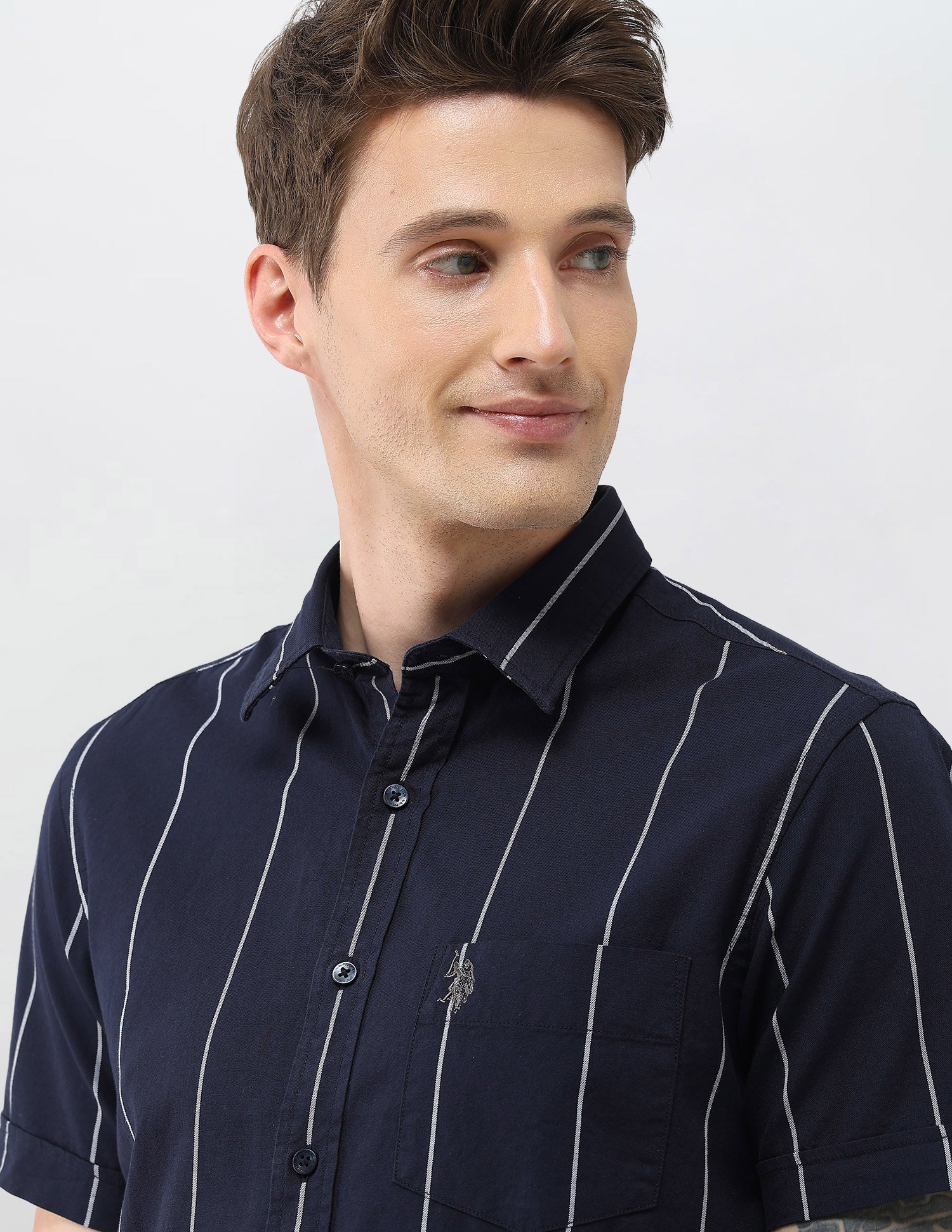 Oxford Regular Fit Vertical Striped Shirt - Image 7
