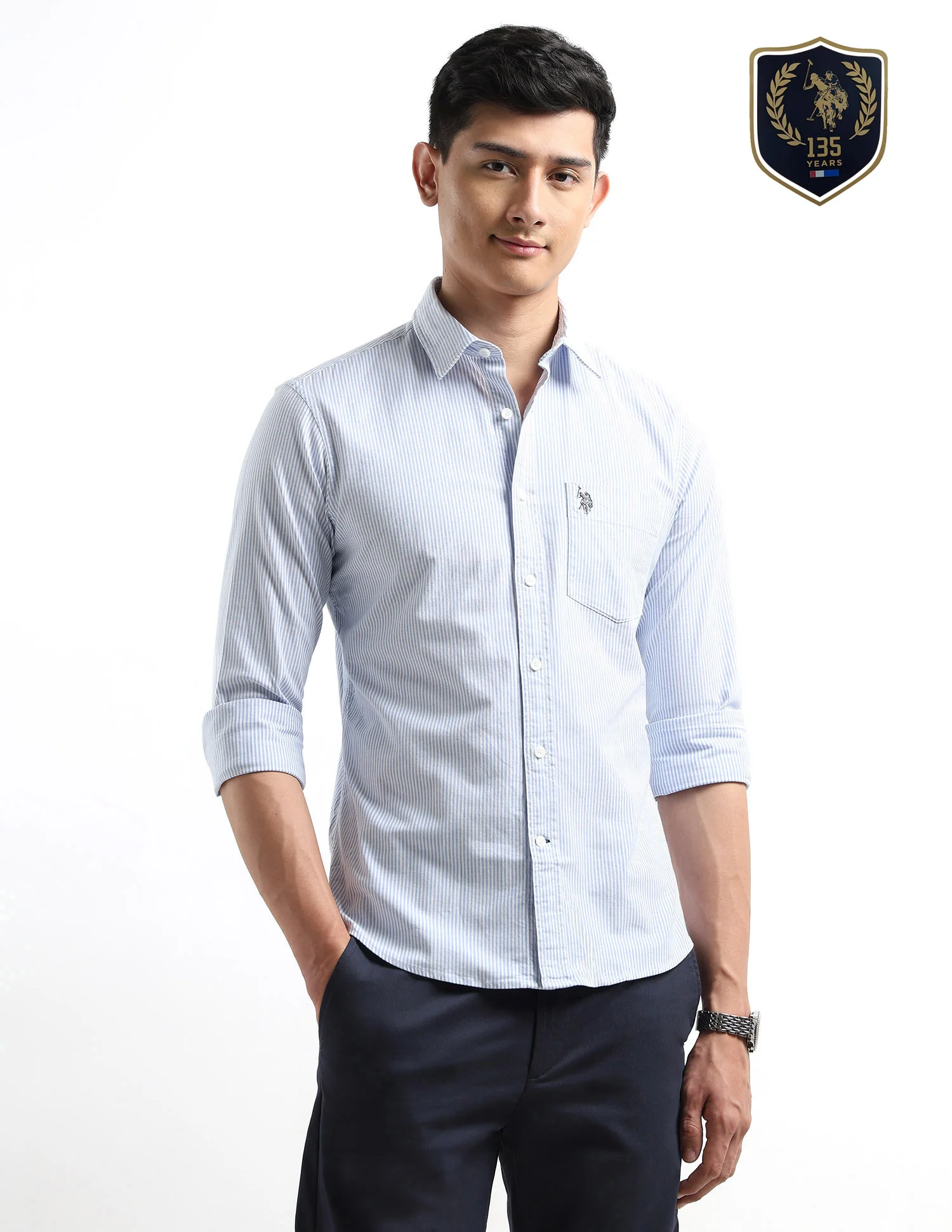 Oxford Vertical Striped Shirt