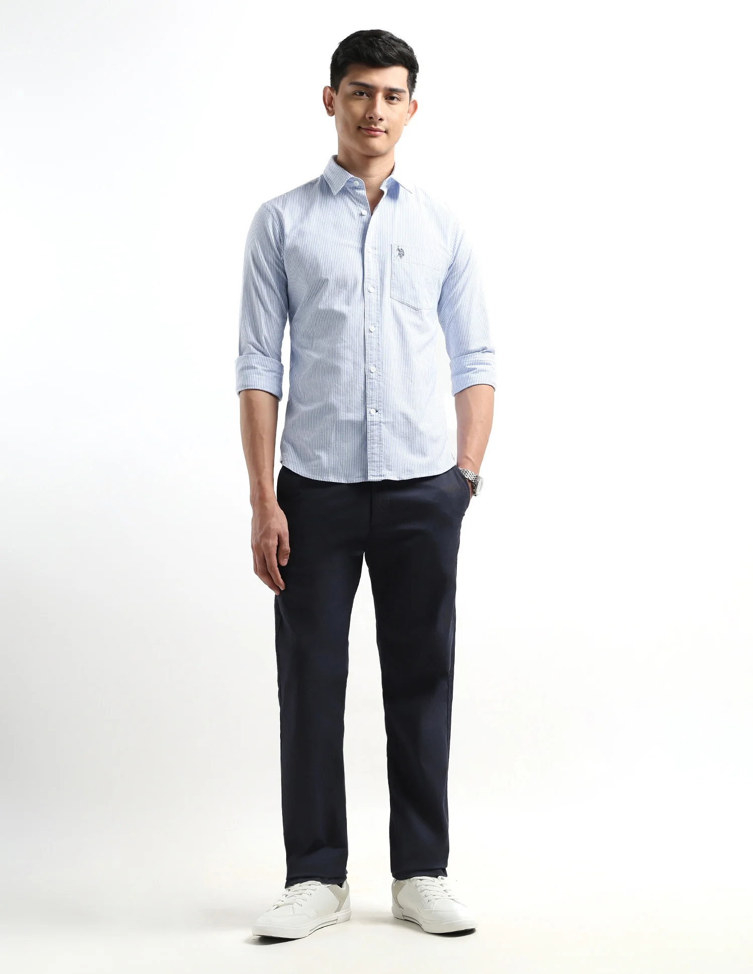Oxford Vertical Striped Shirt - Image 3