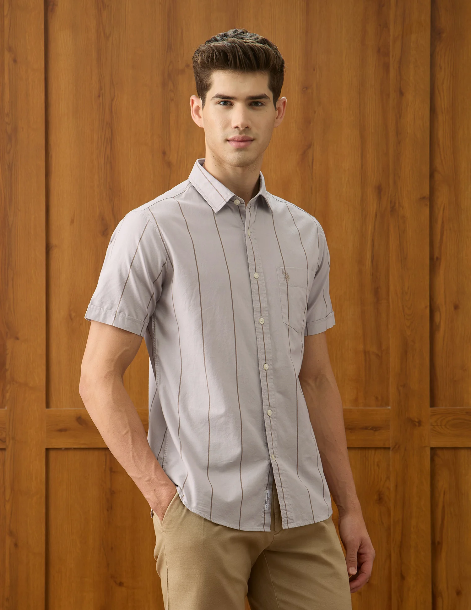 Oxford Vertical Striped Shirt - Image 4