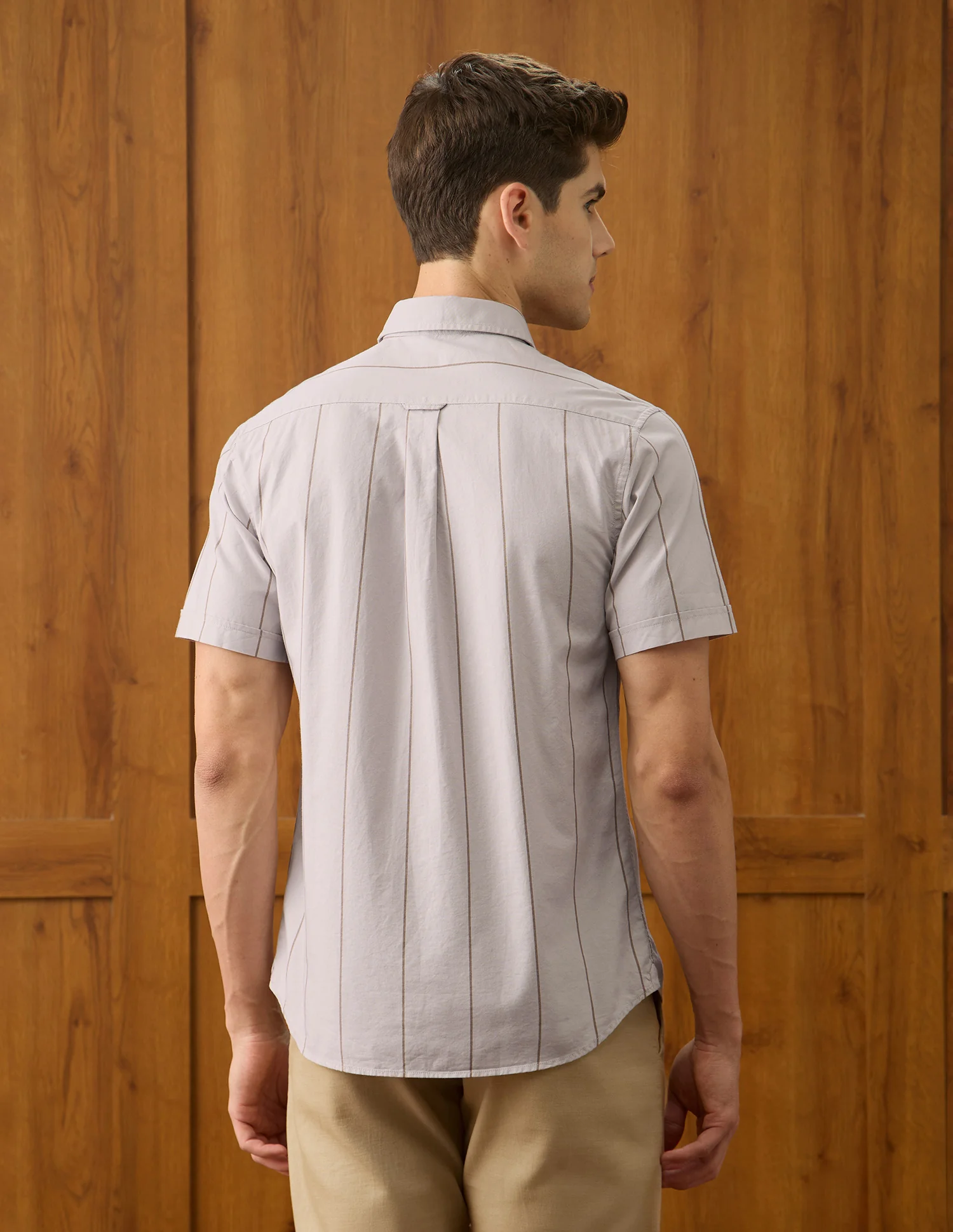 Oxford Vertical Striped Shirt - Image 5