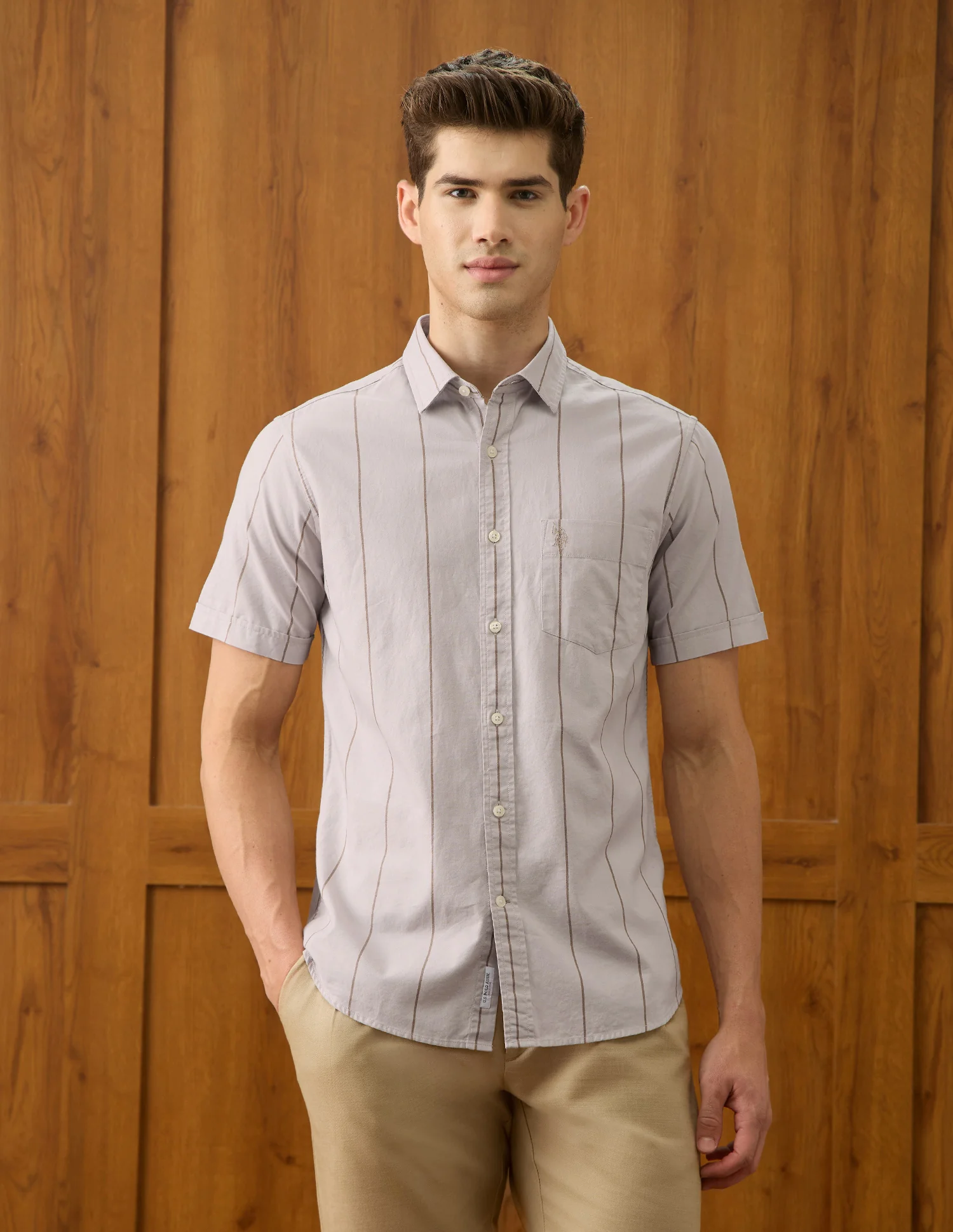 Oxford Vertical Striped Shirt - Image 6