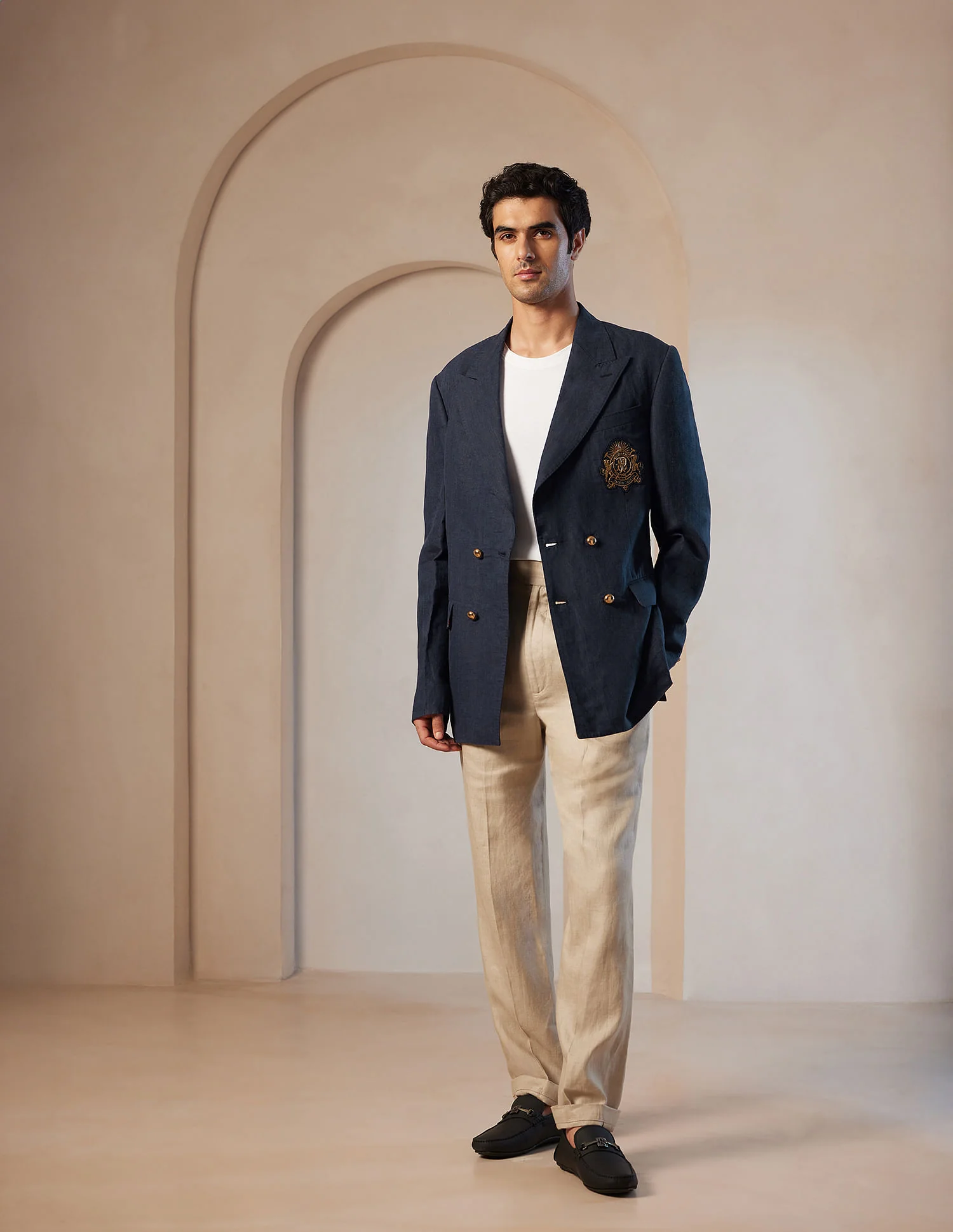Pacho X Crest Logo Double Breasted Jacket - Image 3