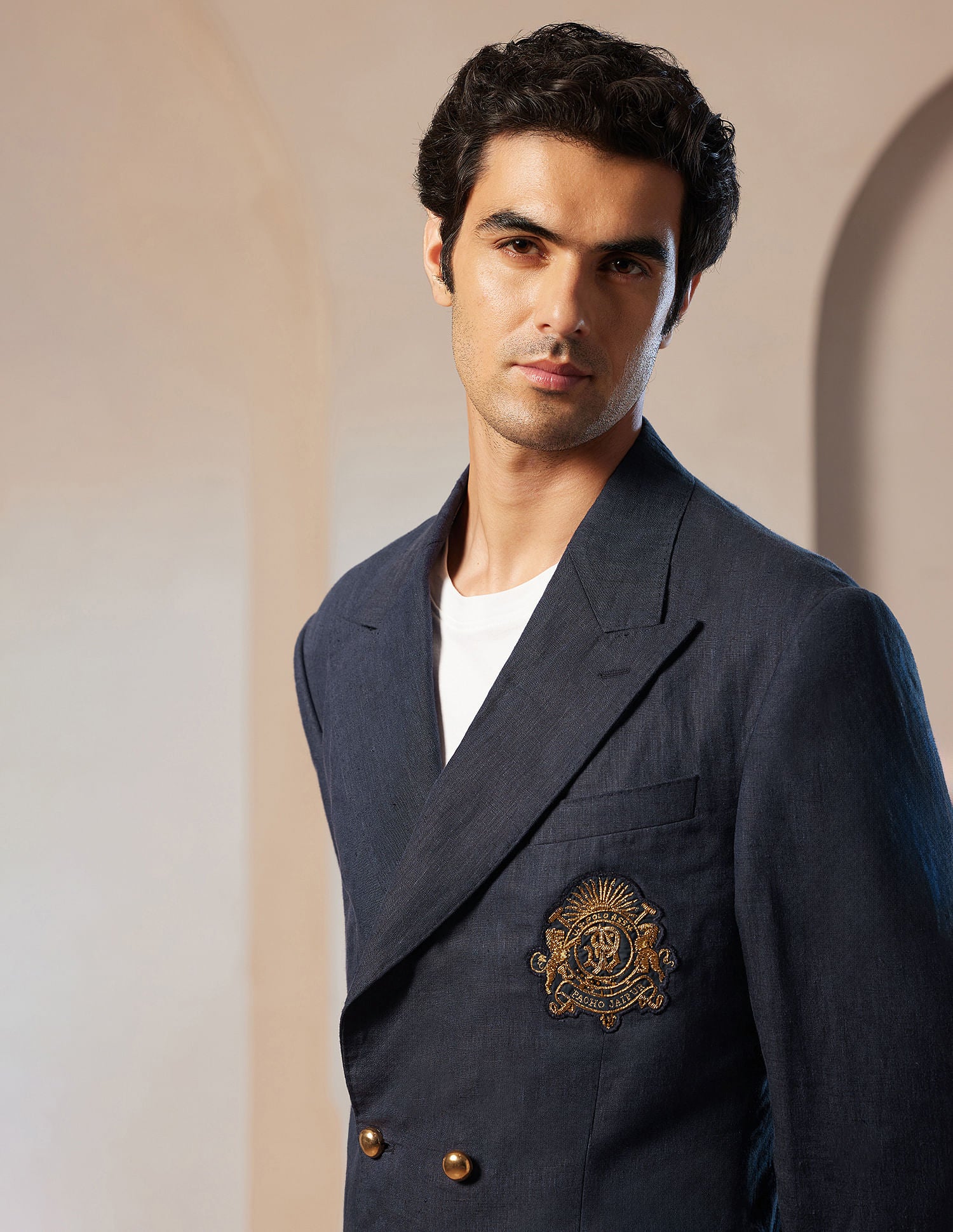 Pacho X Crest Logo Double Breasted Jacket - Image 6