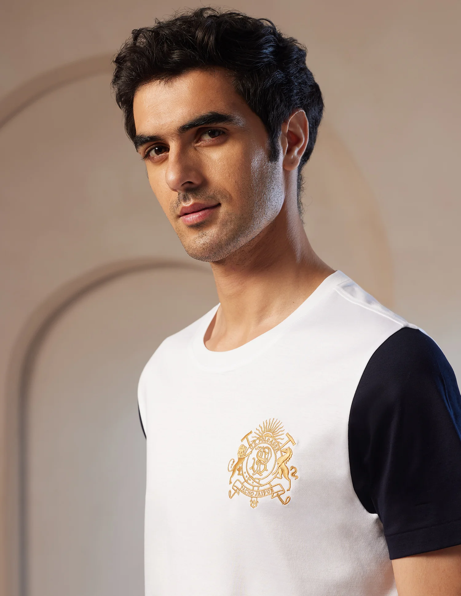 Pacho X Crest Logo Slim Fit T-Shirt - Image 6