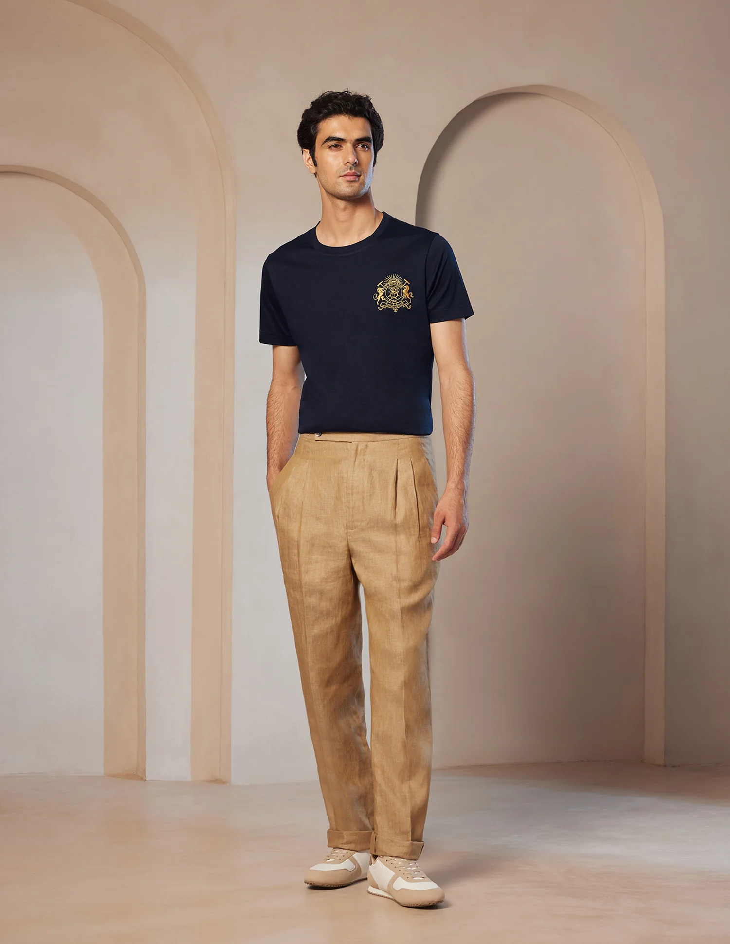 Pacho X Crest Logo Slim Fit T-Shirt - Image 3