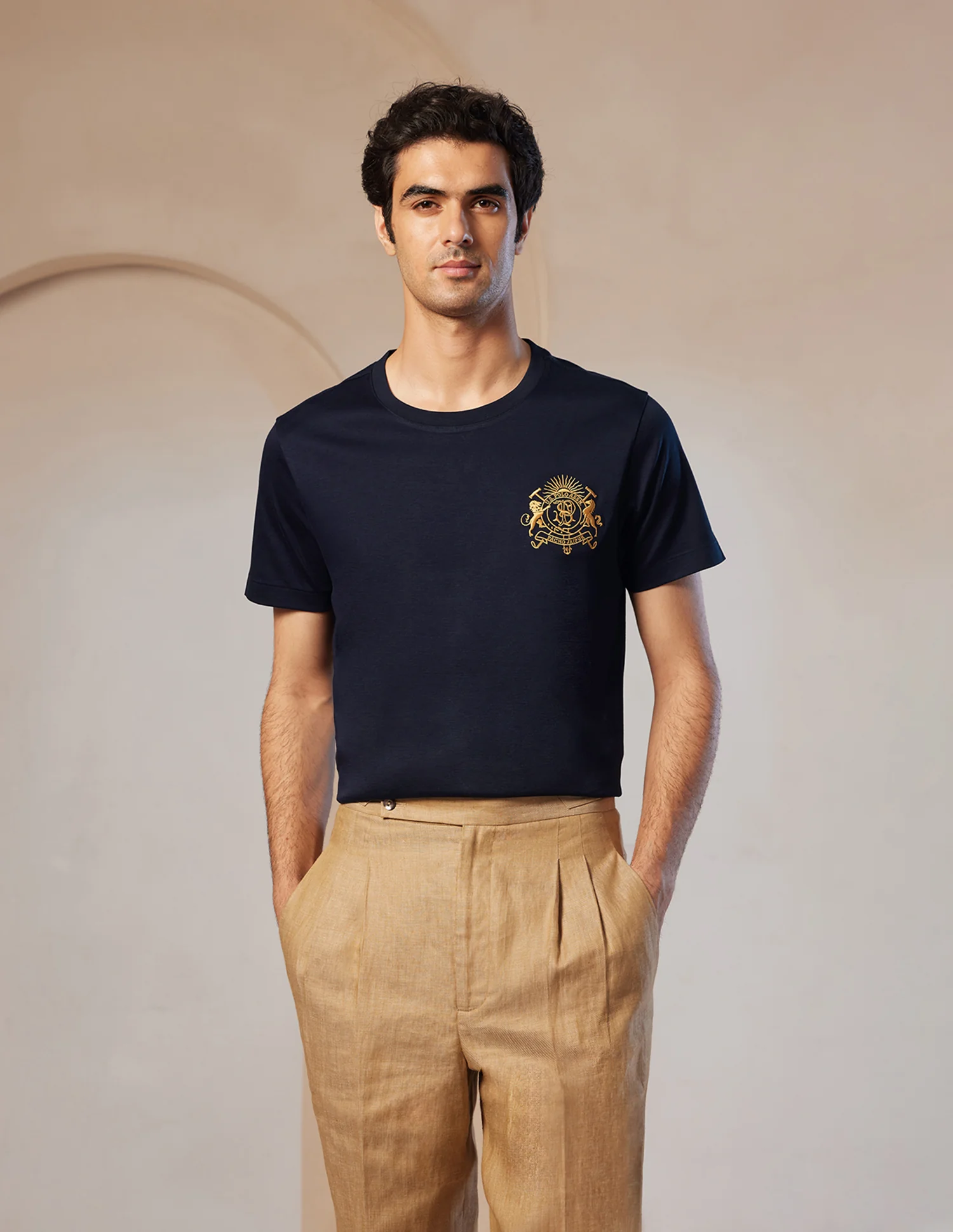 Pacho X Crest Logo Slim Fit T-Shirt - Image 6