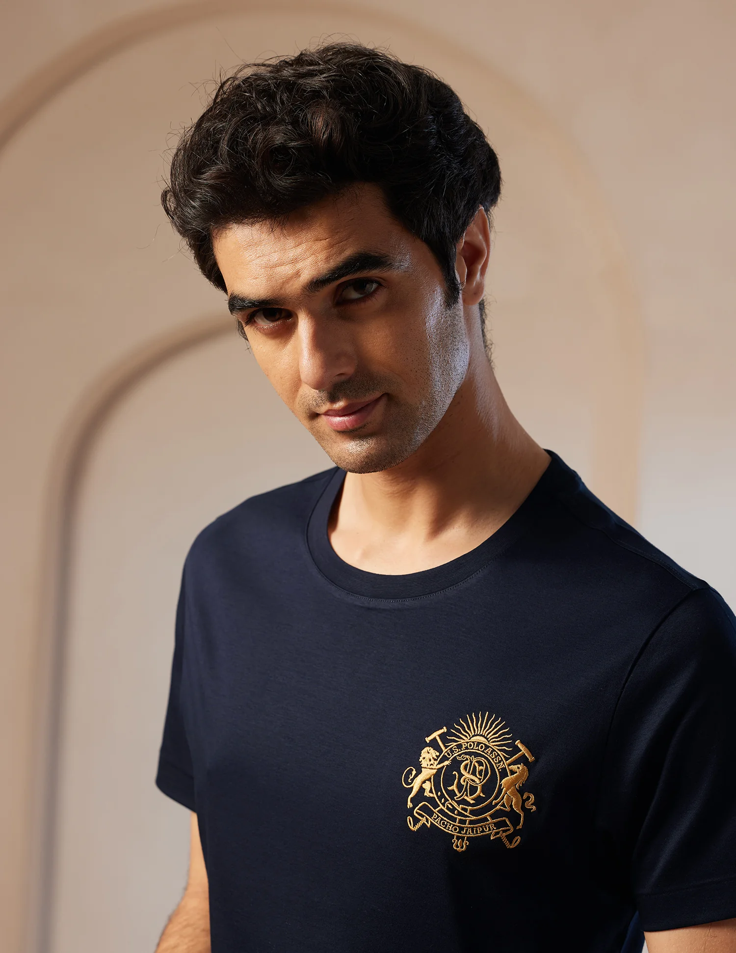 Pacho X Crest Logo Slim Fit T-Shirt - Image 7