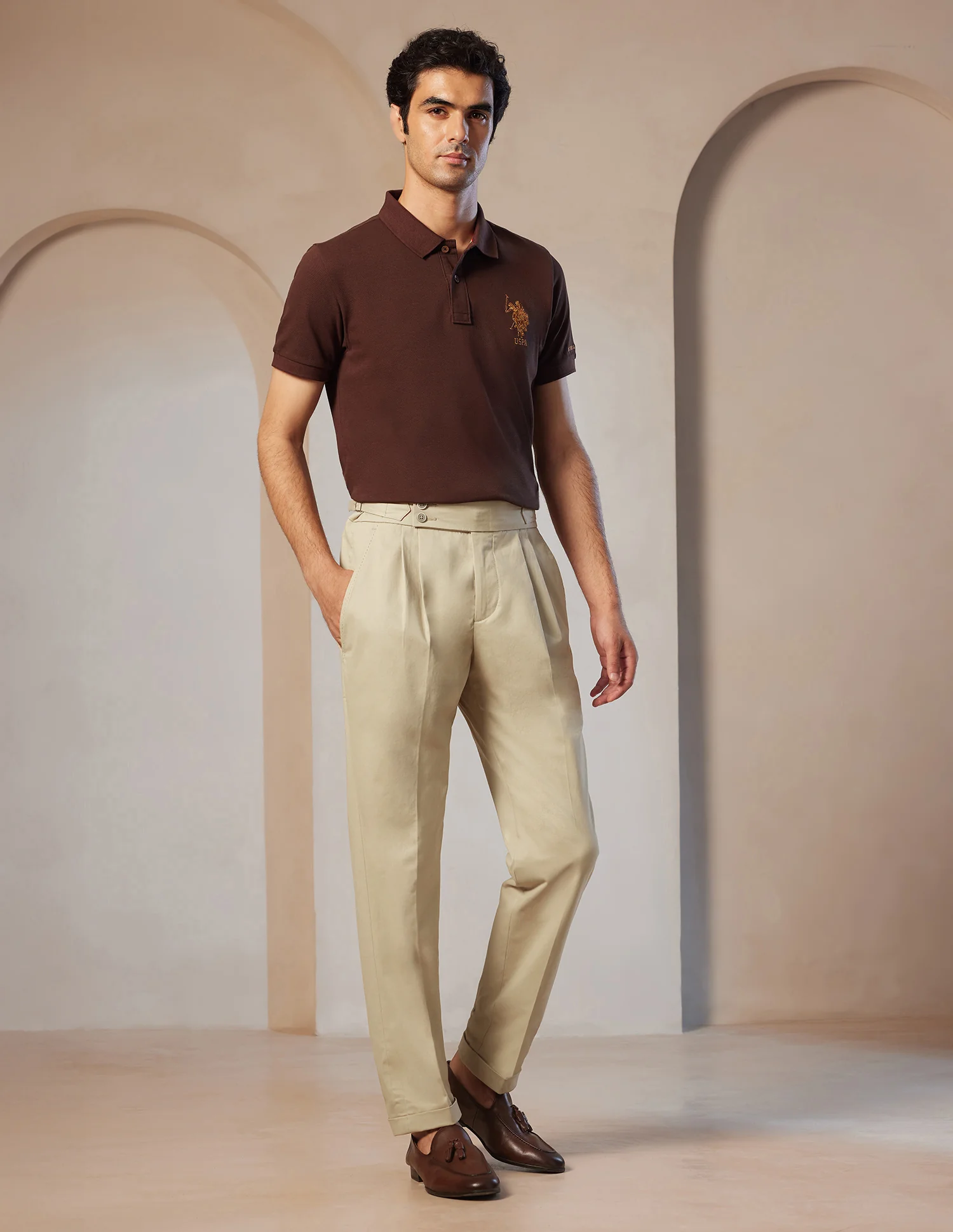 Pacho X Denver Slim Pleated Trousers - Image 3