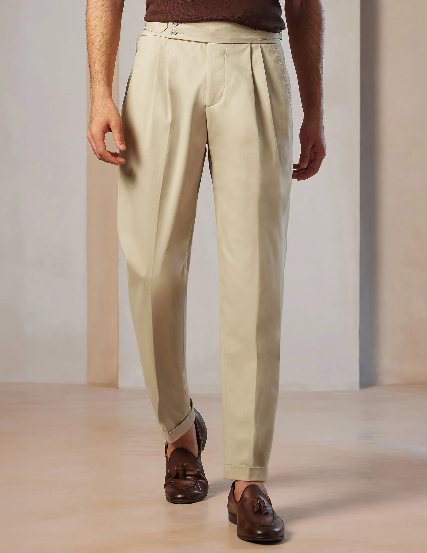 Pacho X Denver Slim Pleated Trousers - Image 6