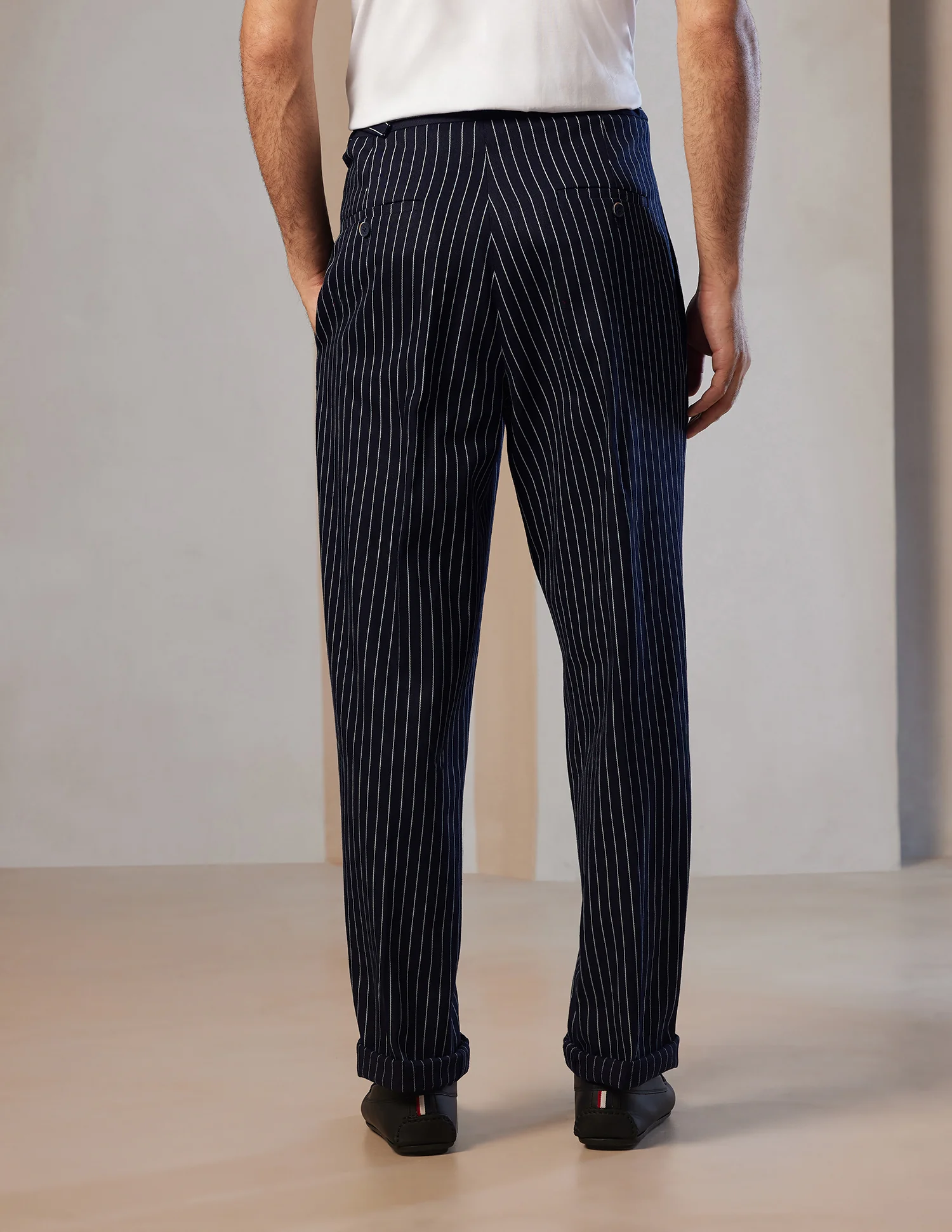 Pacho X Denver Slim Pleated Trousers - Image 5