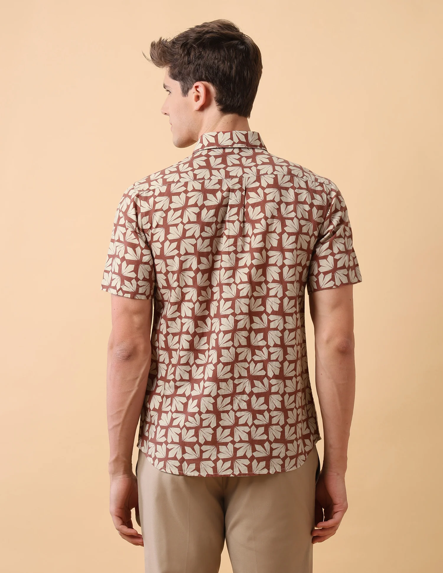 Pacho X Geometric Printed Tailored Fit Shirt - Image 5
